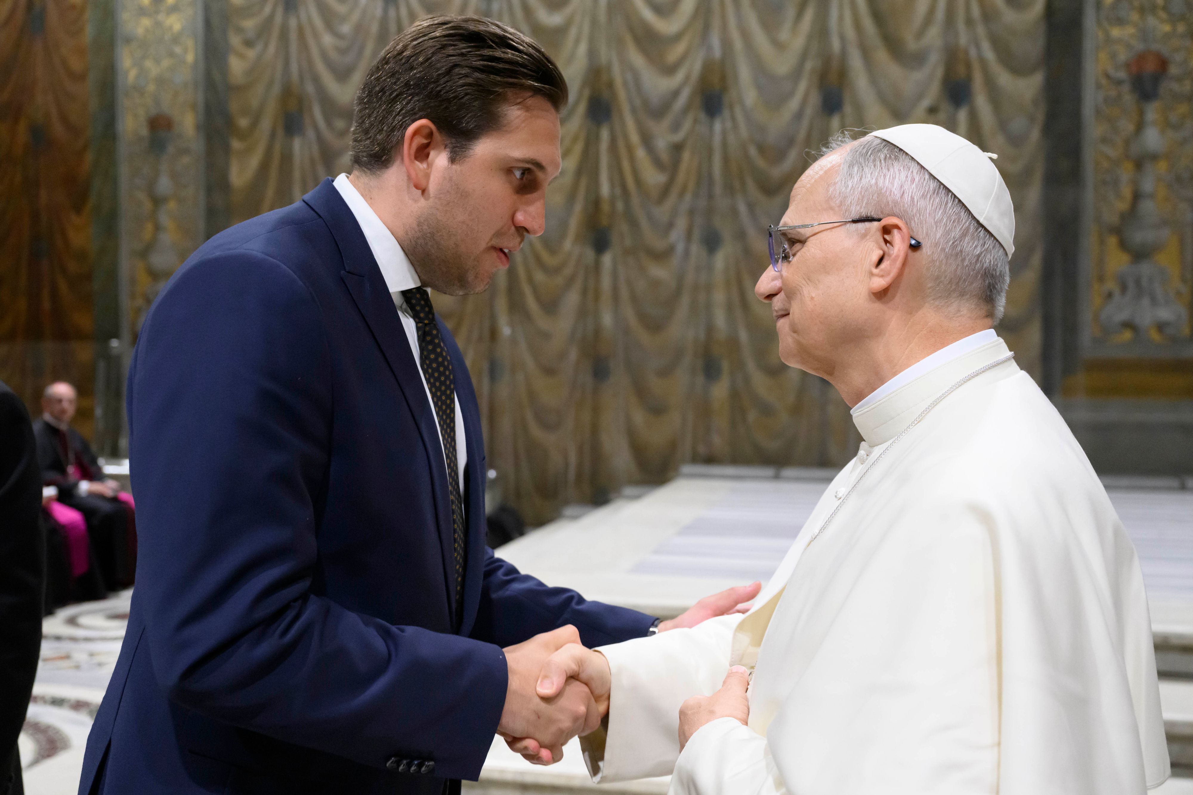 Papst Leo XIV. empfing Staatssekretär Alexander Pröll im Vatikan.