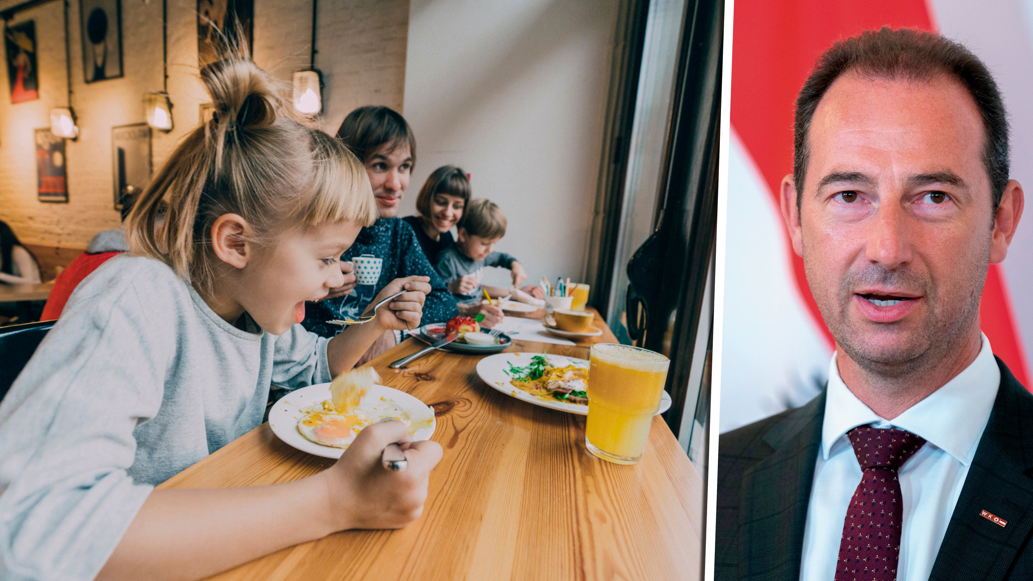 Wirte-Chef Mario Pulker (r.) wird nach seiner Aussage scharf kritisiert. (Symbolbild)