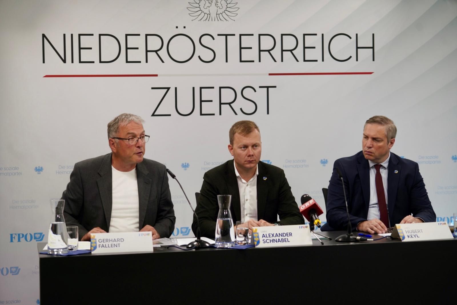 Gerhard Fallent, Alexander Schnabel und Hubert Keyl (v.l.)