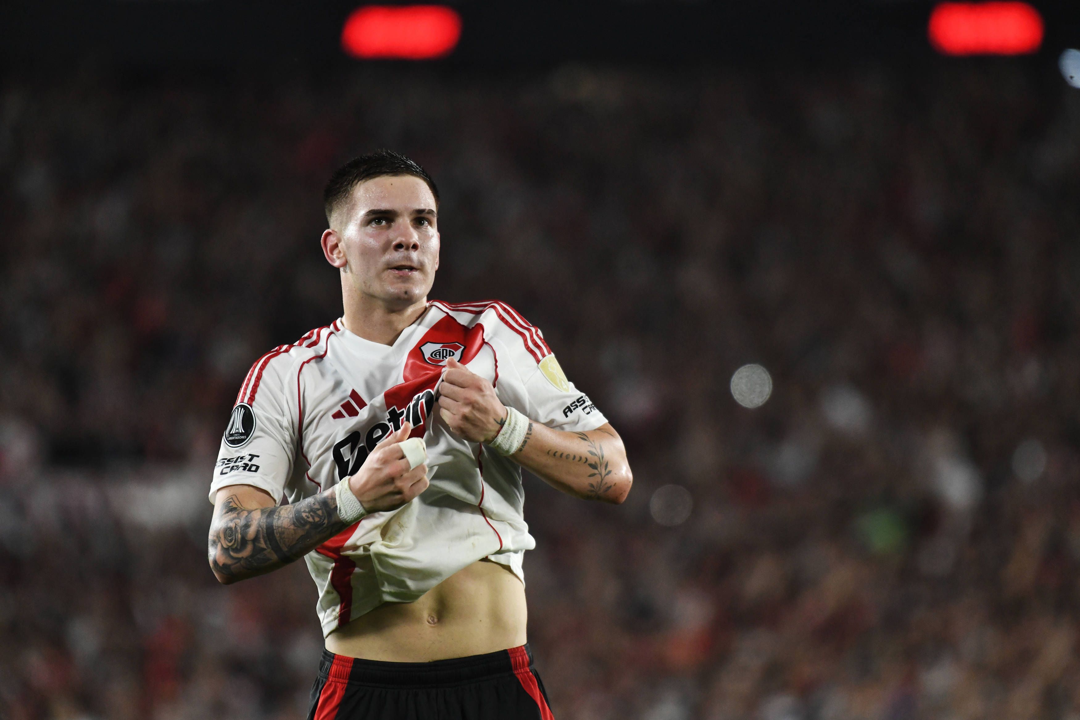 Franco Mastantuono steht vor einem Wechsel zu Real Madrid.