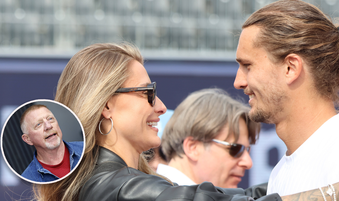 Tennis-Star Alexander Zverev und seine Lebensgefährtin Sophia Thomalla. 