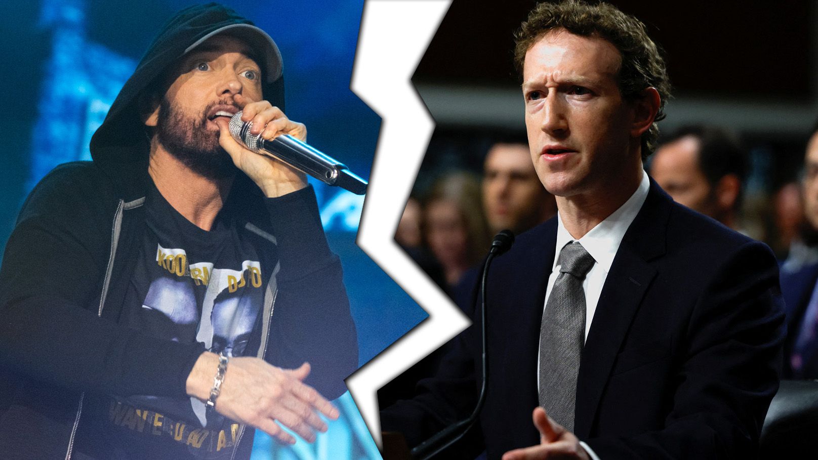 Eminem will Kohle von Meta und Zuckerberg.