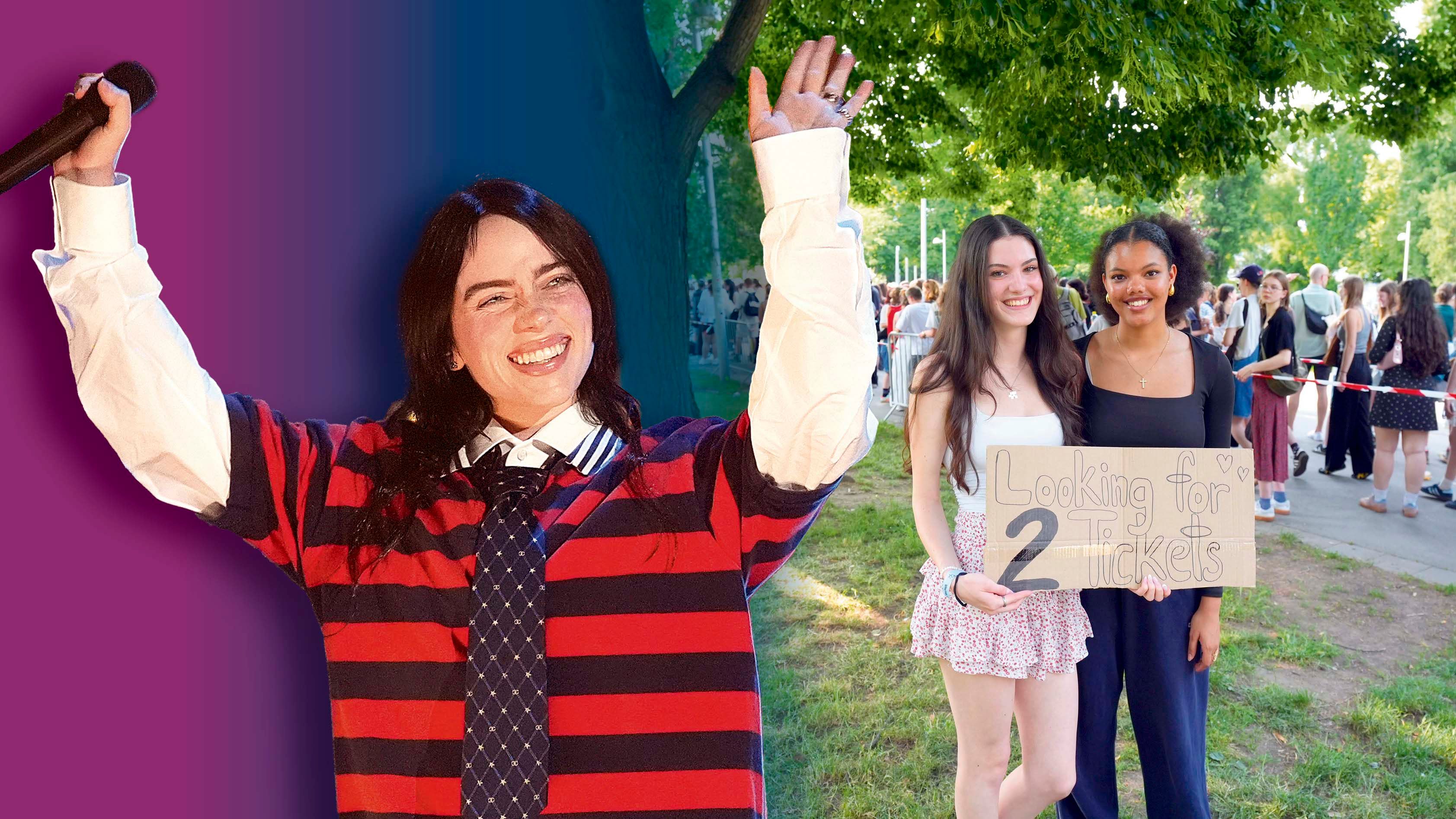 Heute.at - Fan-Ansturm schon 1 Tag vor Wien-Show von Billie Eilish