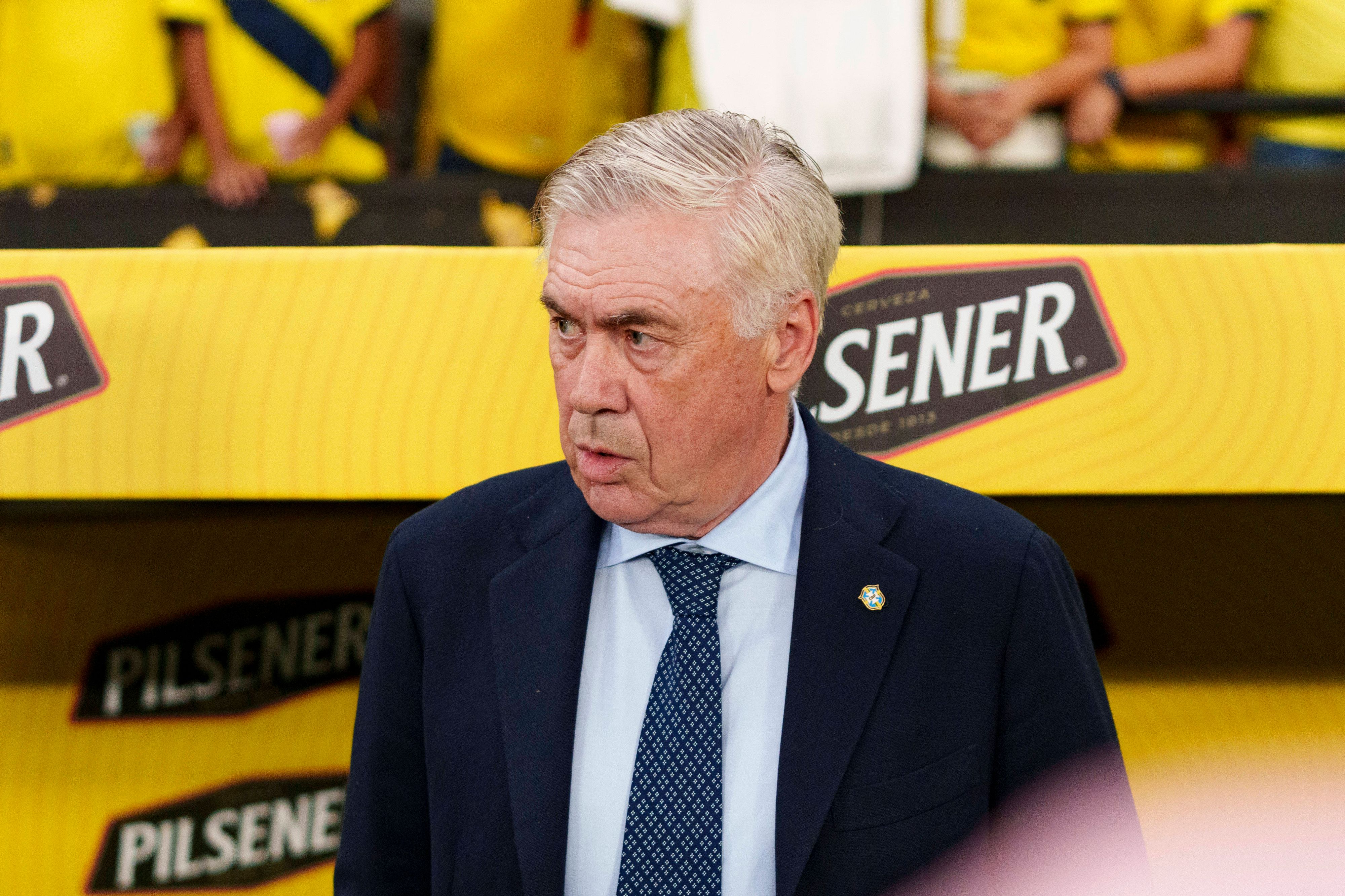 Carlo ancelotti will mit Brasilien Weltmeister werden.