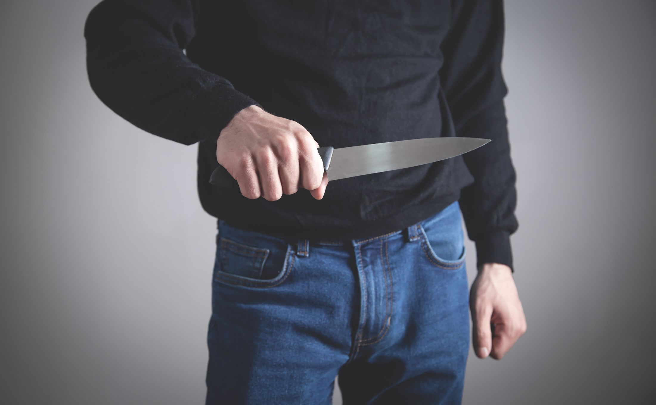 Der Jugendliche drohte mit einem Messer.