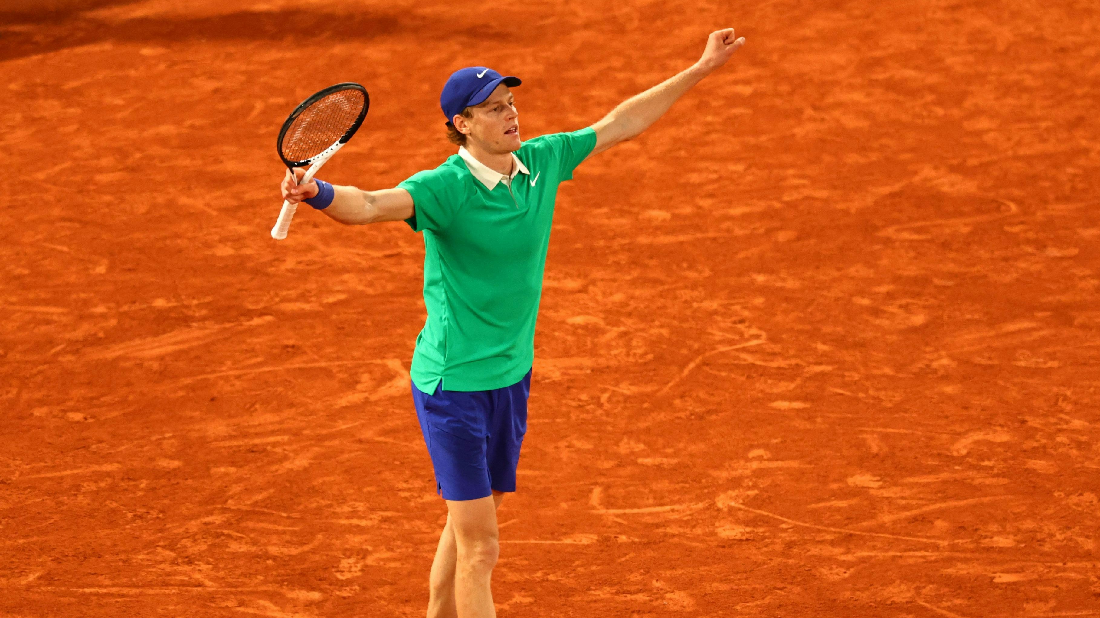 Tennis-Star Jannik Sinner. 