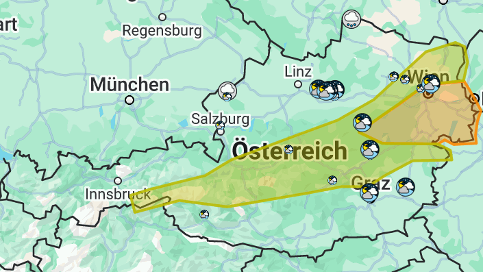 Am Samstag steuern schwere Unwetter auf Teile Österreichs zu. 