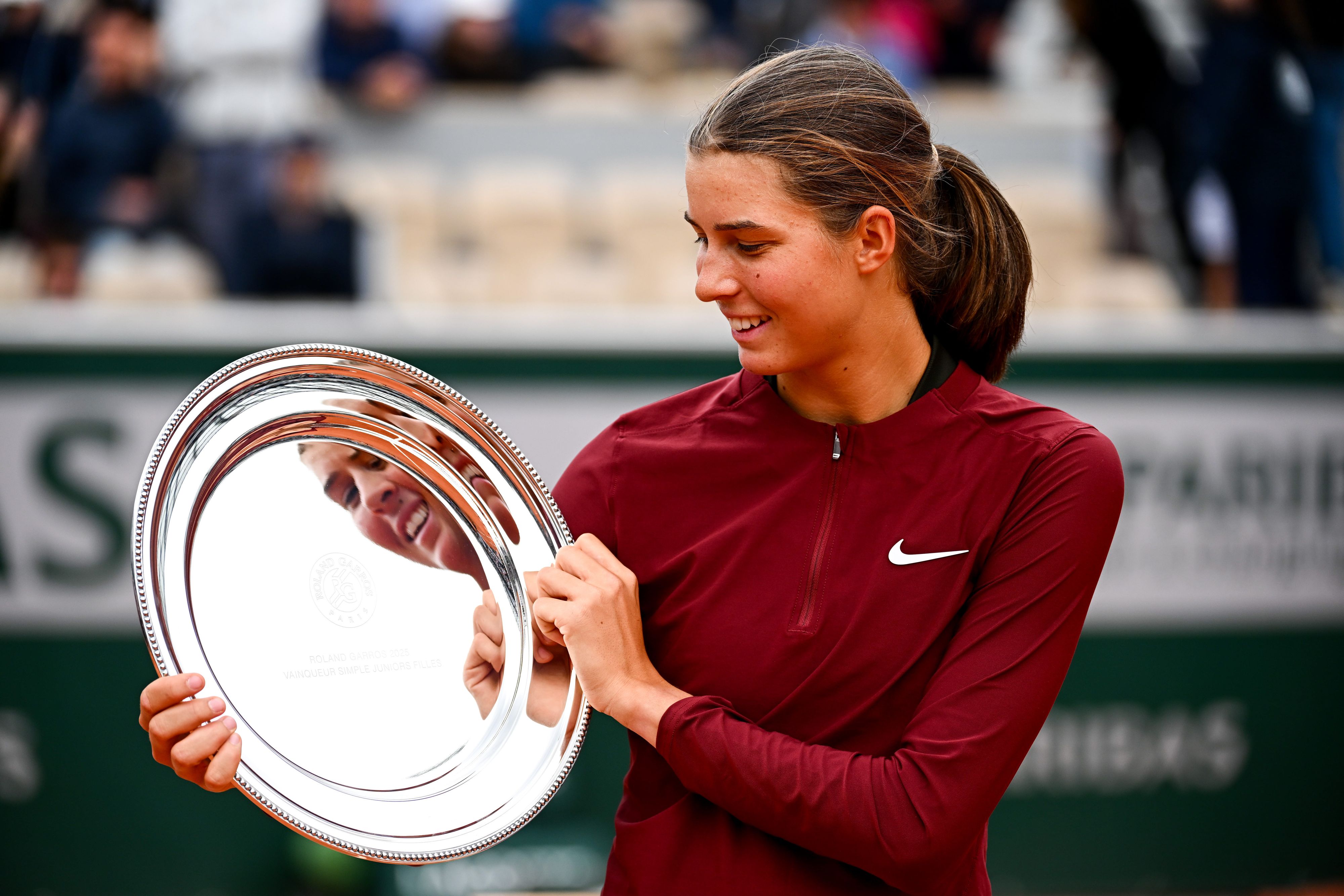Österreichs Tennis-Hoffnung Lilli Tagger (17). 