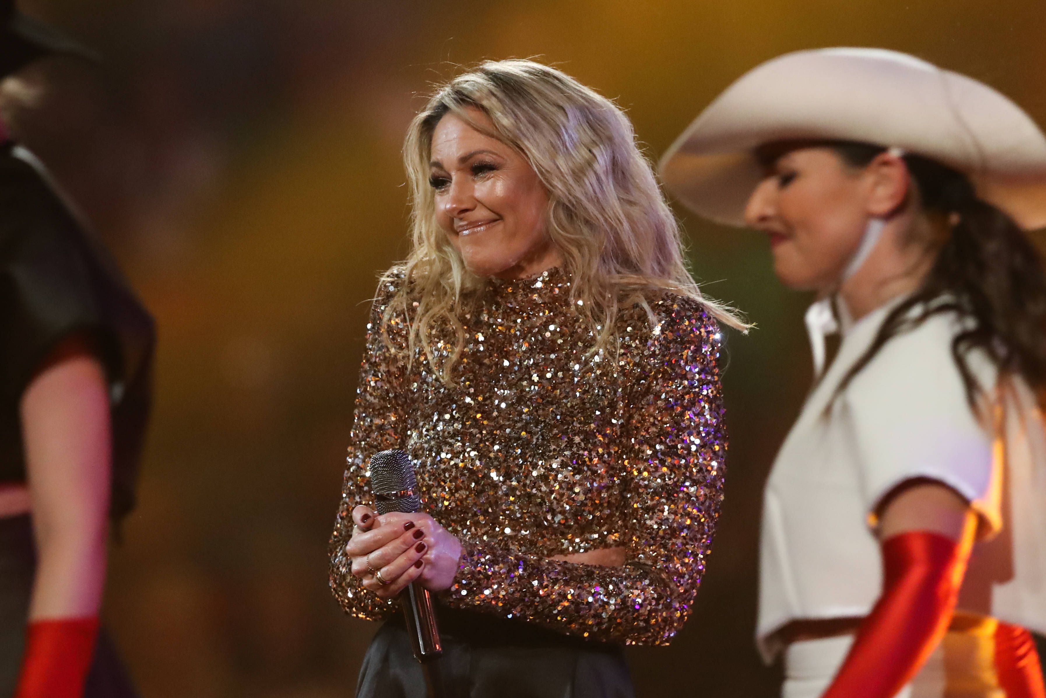 Sängerin Helene Fischer bei einem TV-Auftritt.