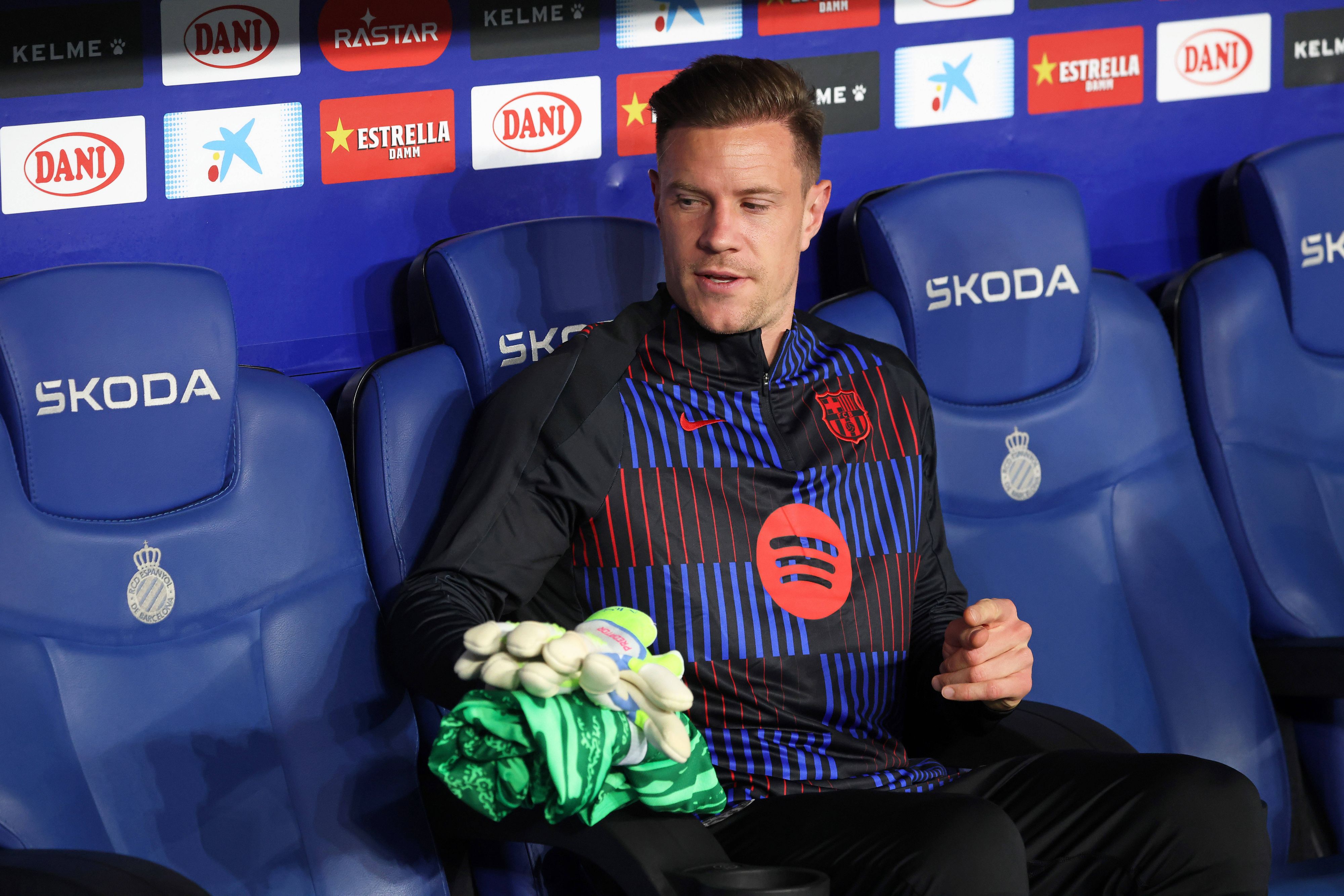 Barcelona-Star-Tormann Marc-Andre ter Stegen. 