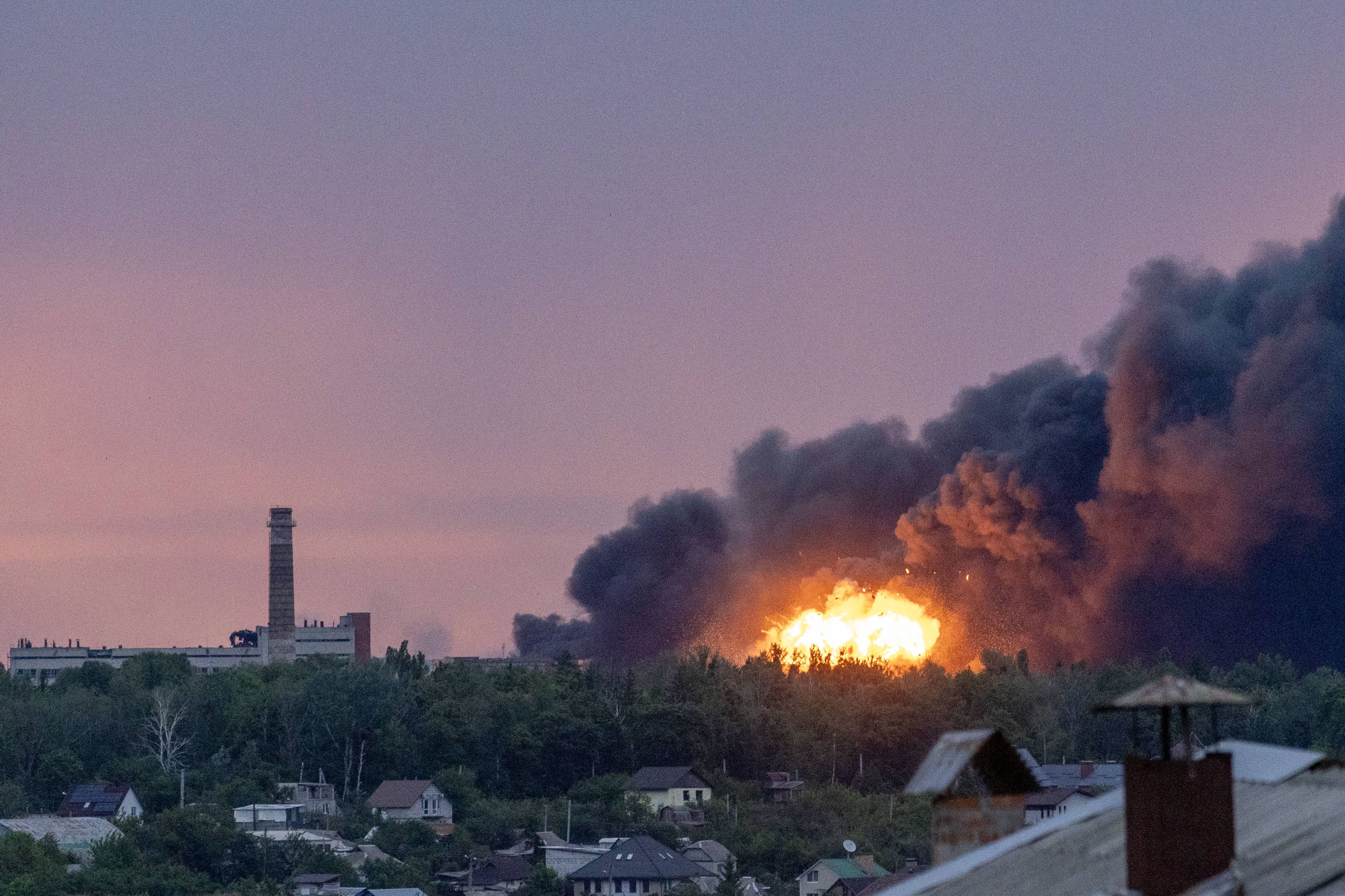 Russland hat erneut die ukrainische Stadt Charkiw angegriffen. 