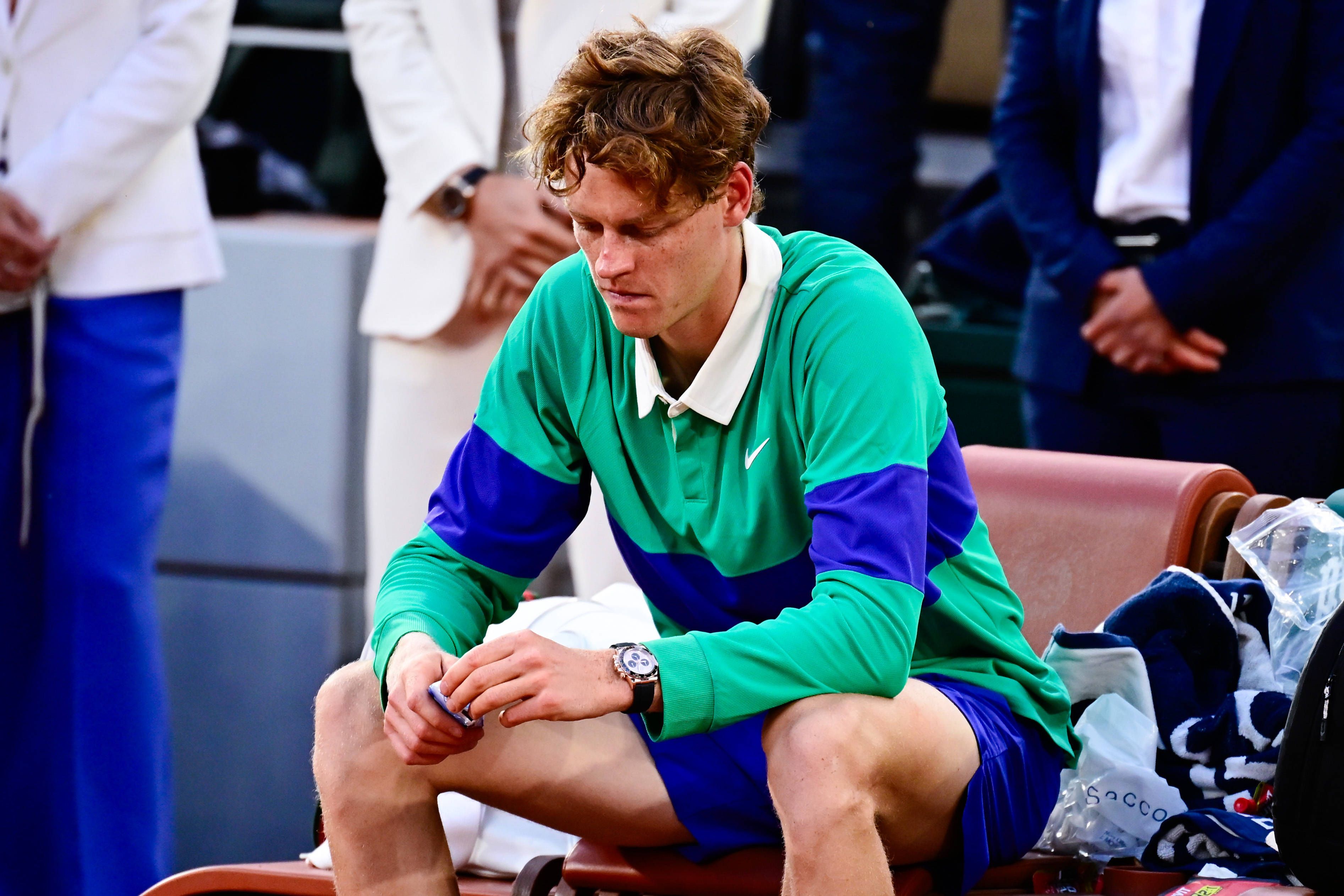 Sinner war seine Enttäuschung nach dem Spiel deutlich anzusehen.