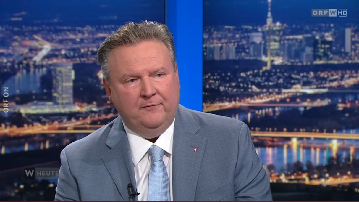 Wien Bürgermeister Michael Ludwig am Montagabend im ORF. 