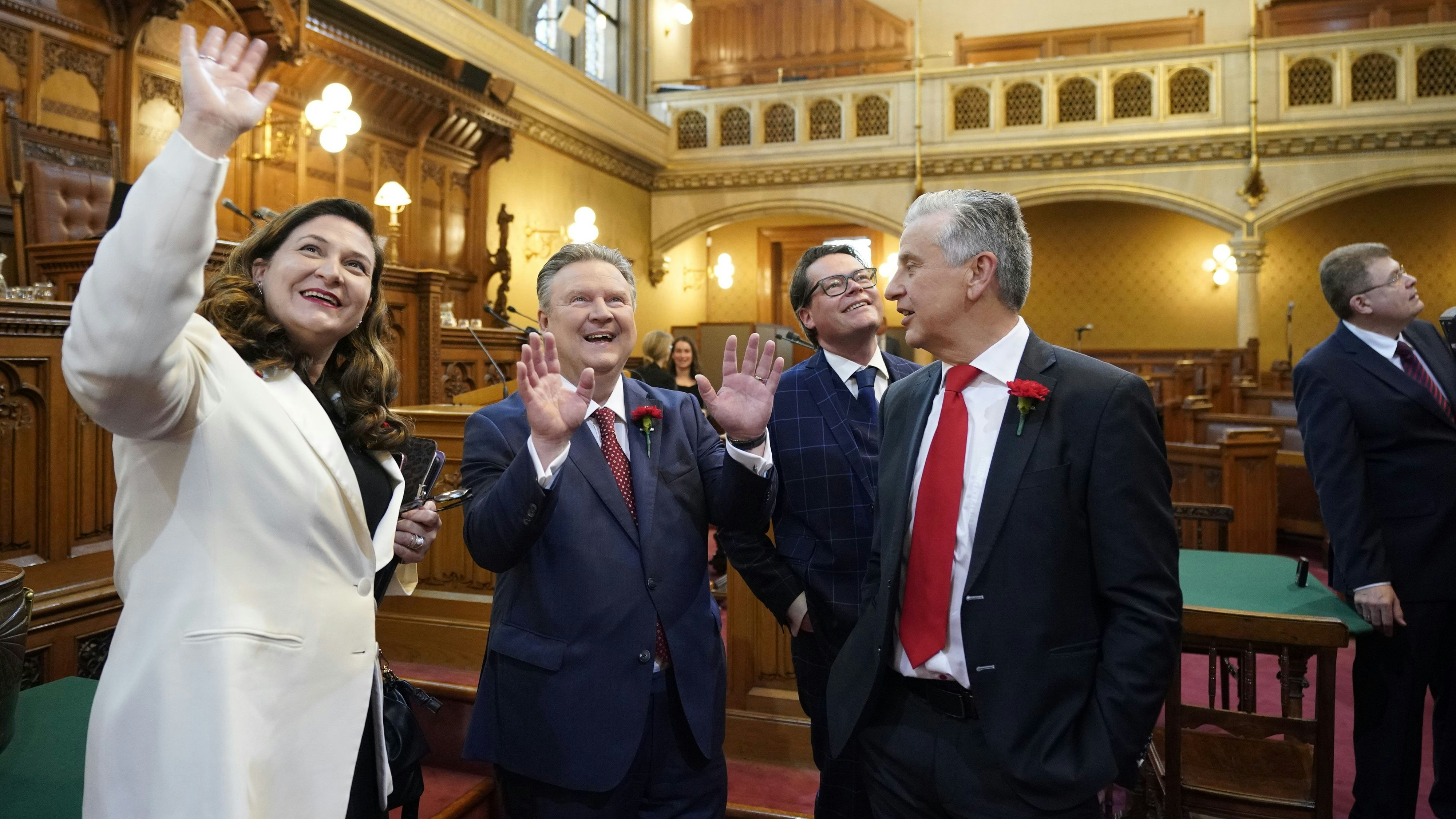 Barbara Novak, Michael Ludwig, Jürgen Czernohorszky, Josef Taucher