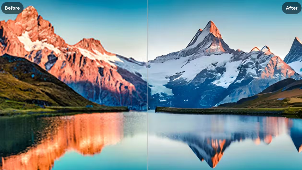 Bilder schärfen – eine der Kernkompetenzen der Remini App.