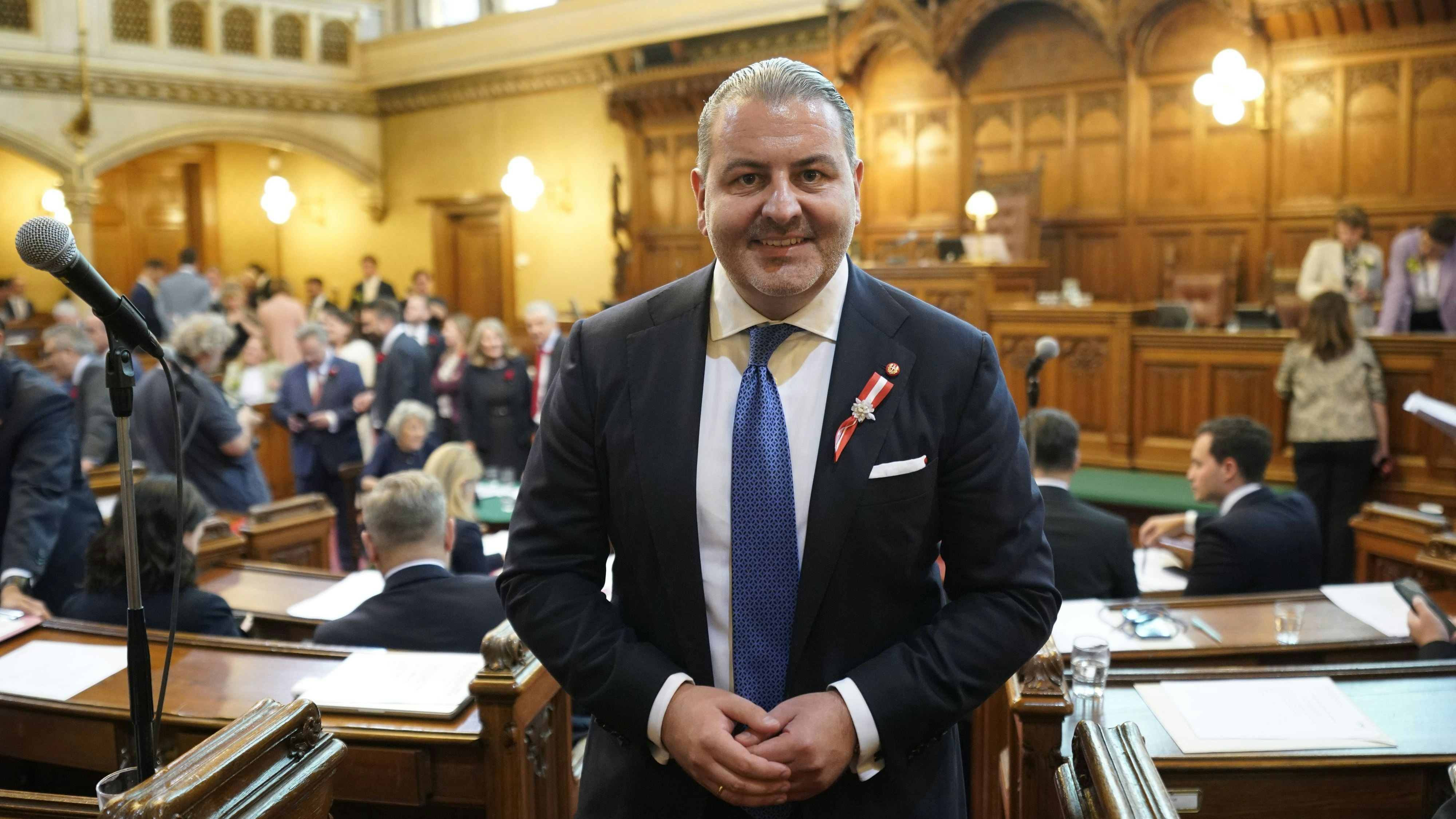 Leo Lugner sitzt nun für die FPÖ im Gemeinderat.