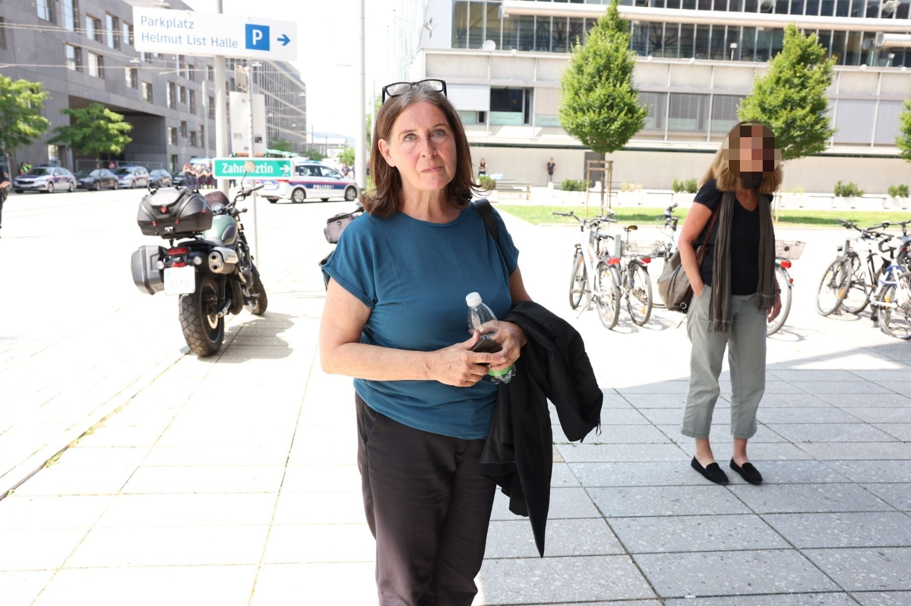 Auch die Grazer Bürgermeisterin Elke Kahr (KPÖ) war vor Ort.