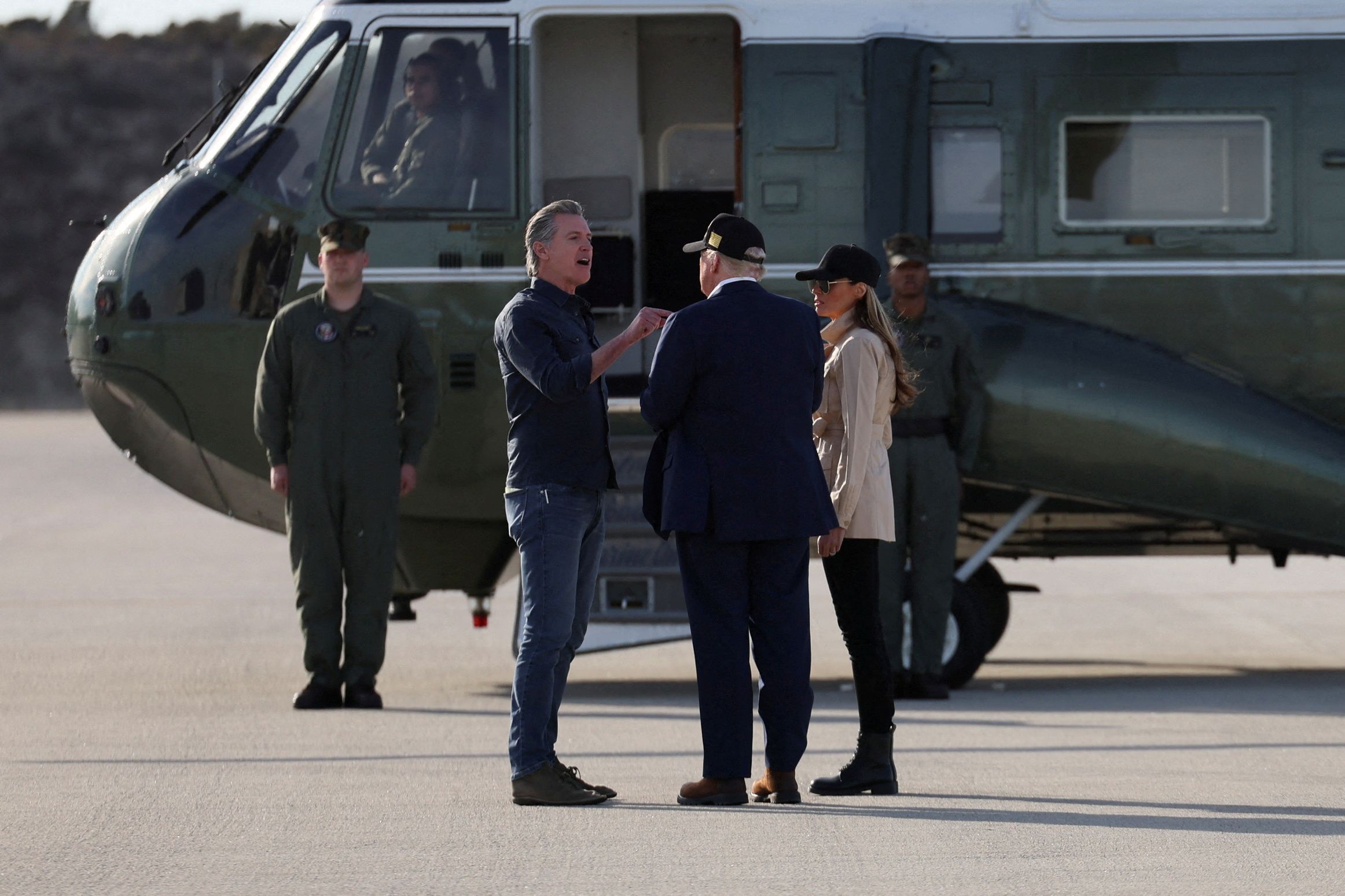 Der kalifornische Gouverneur kritisiert die Handlungen des US-Präsidenten Donald Trump und droht, Steuergelder zurückzuhalten.