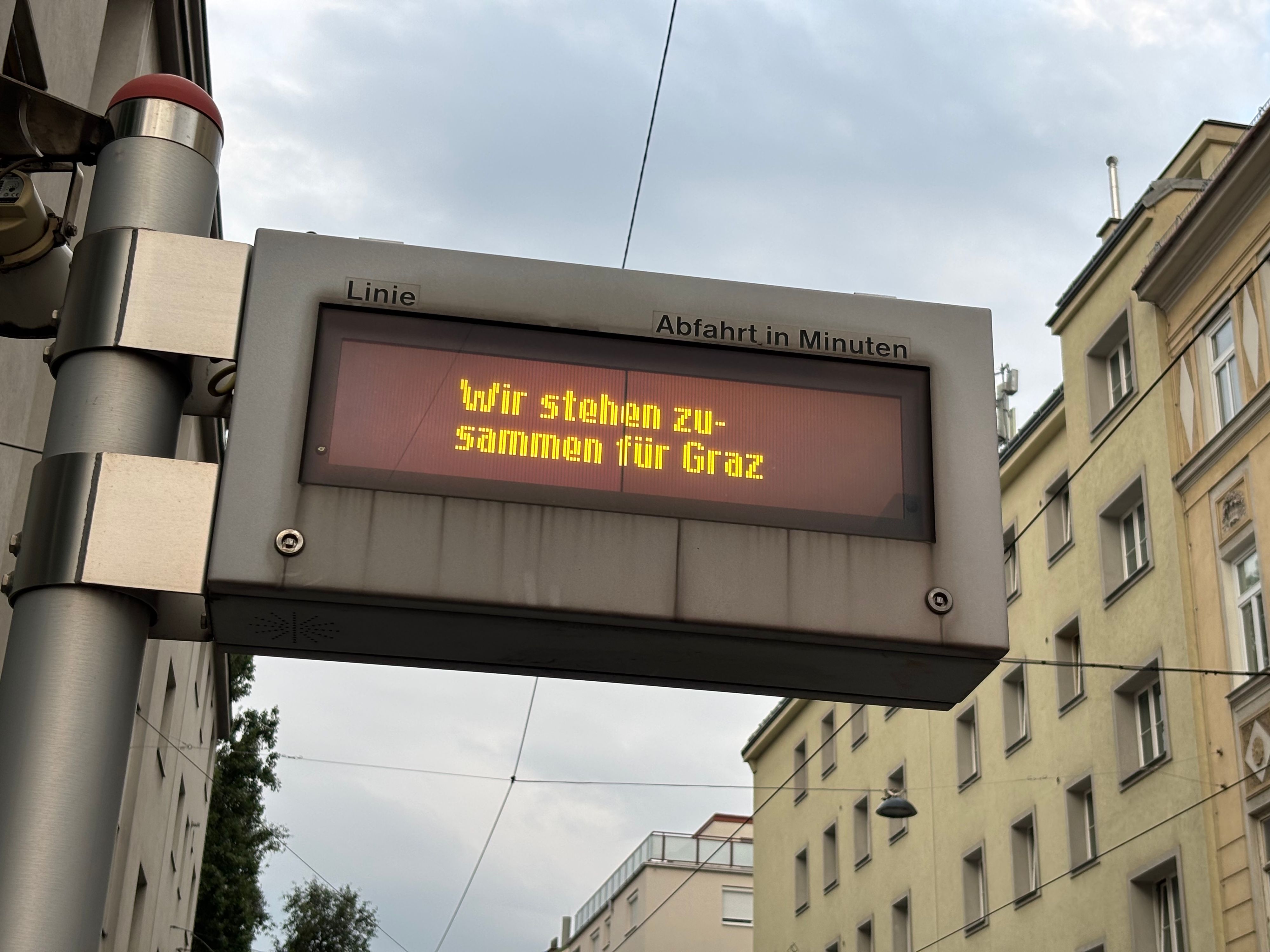 Auch die Wiener Linien nehmen an der bundesweiten Trauerminute um 10:00 Uhr teil.