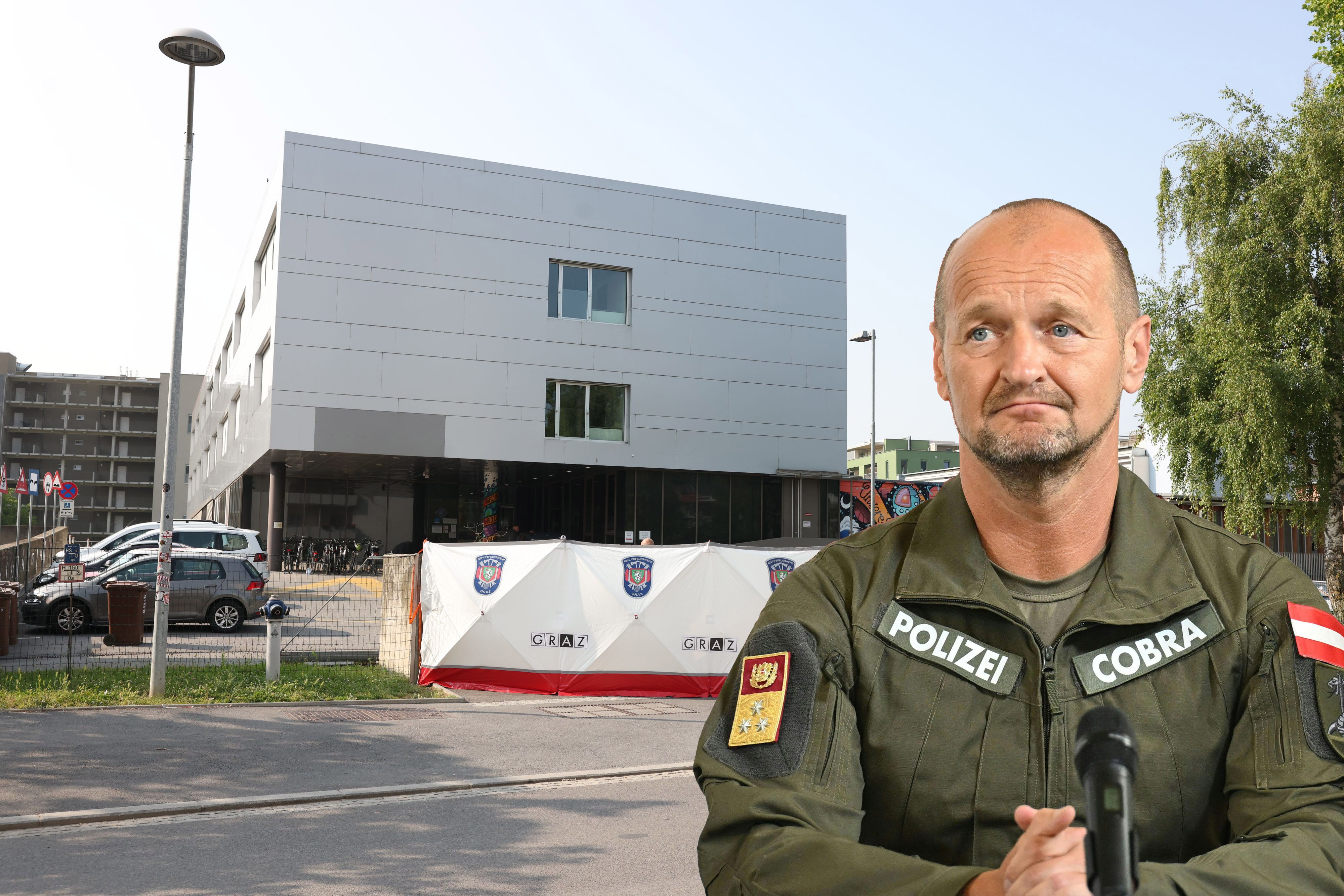 Kurt Kornberger, Kommandant der Cobra-Süd, erzählt vom Amoklauf-Einsatz in Graz.