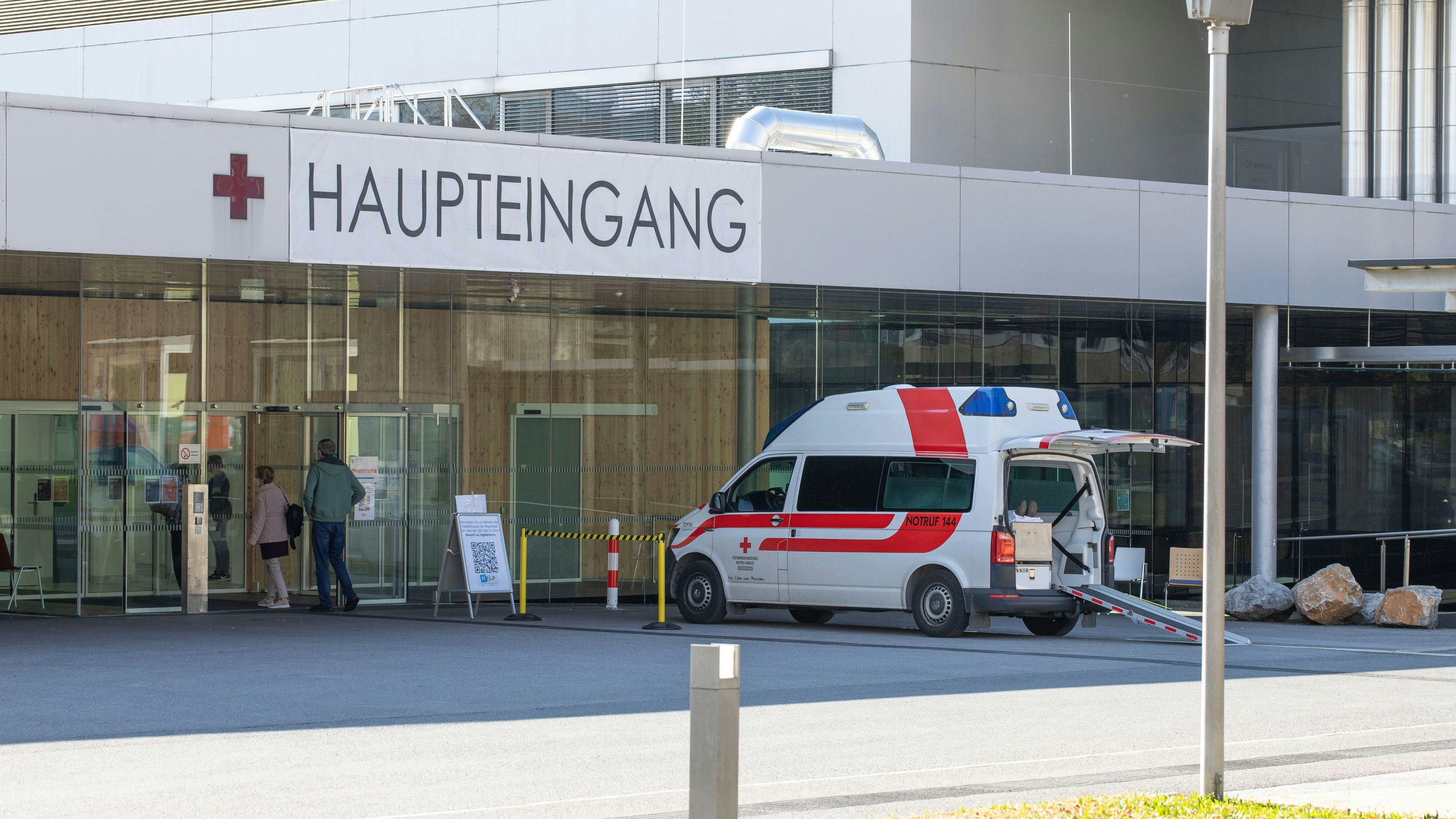 Hier im LKH Graz liegen noch vier Opfer auf de rIntensivstation.