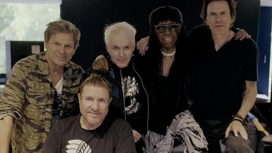 <strong>Duran Duran</strong> mit Nile Rodgers im Studio