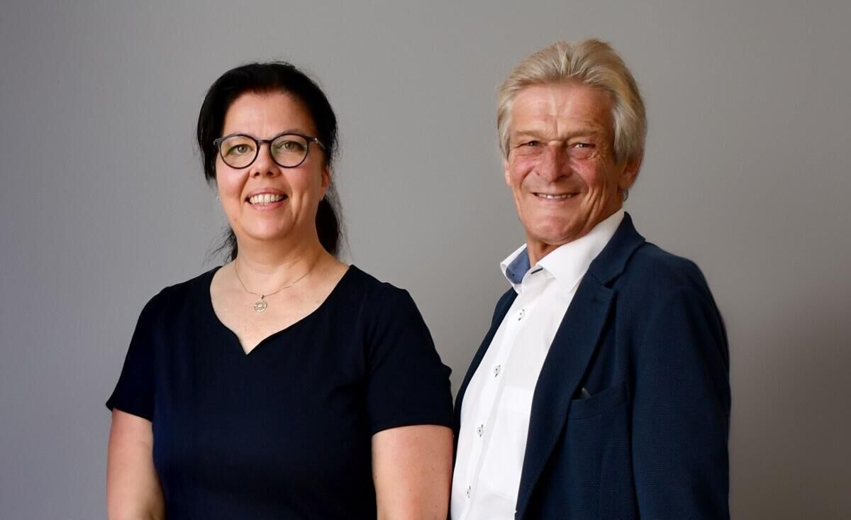 Bürgermeister Gerhard Obernberger mit seine Vizebürgermeisterin Dagmar Fetz-Lugmayr.