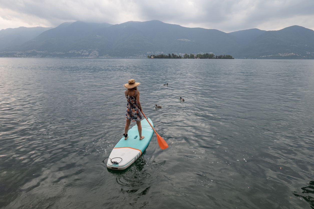 Der SUP-Sport nimmt am Wörthersee eigene Ausmaße an.