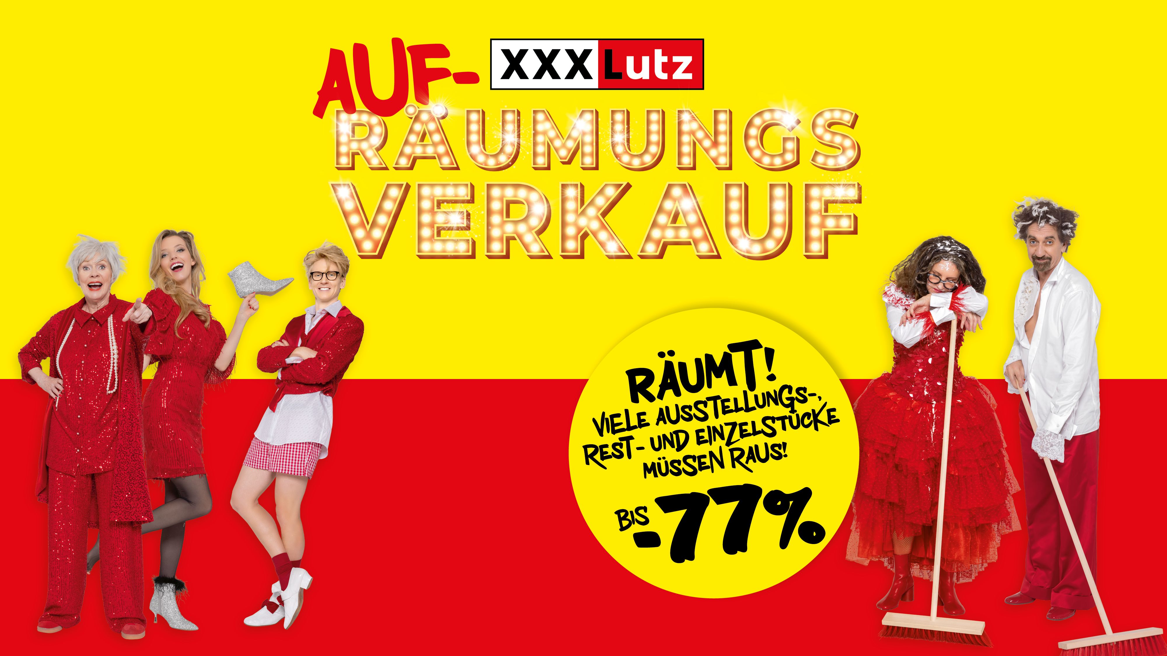 80 Jahre XXXLutz: Zum runden Jubiläum gibt es bis zu –77 % Rabatt!
