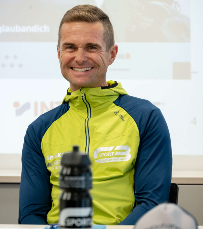 Extremsportler Christian Bruckner auf Gipfelradtour