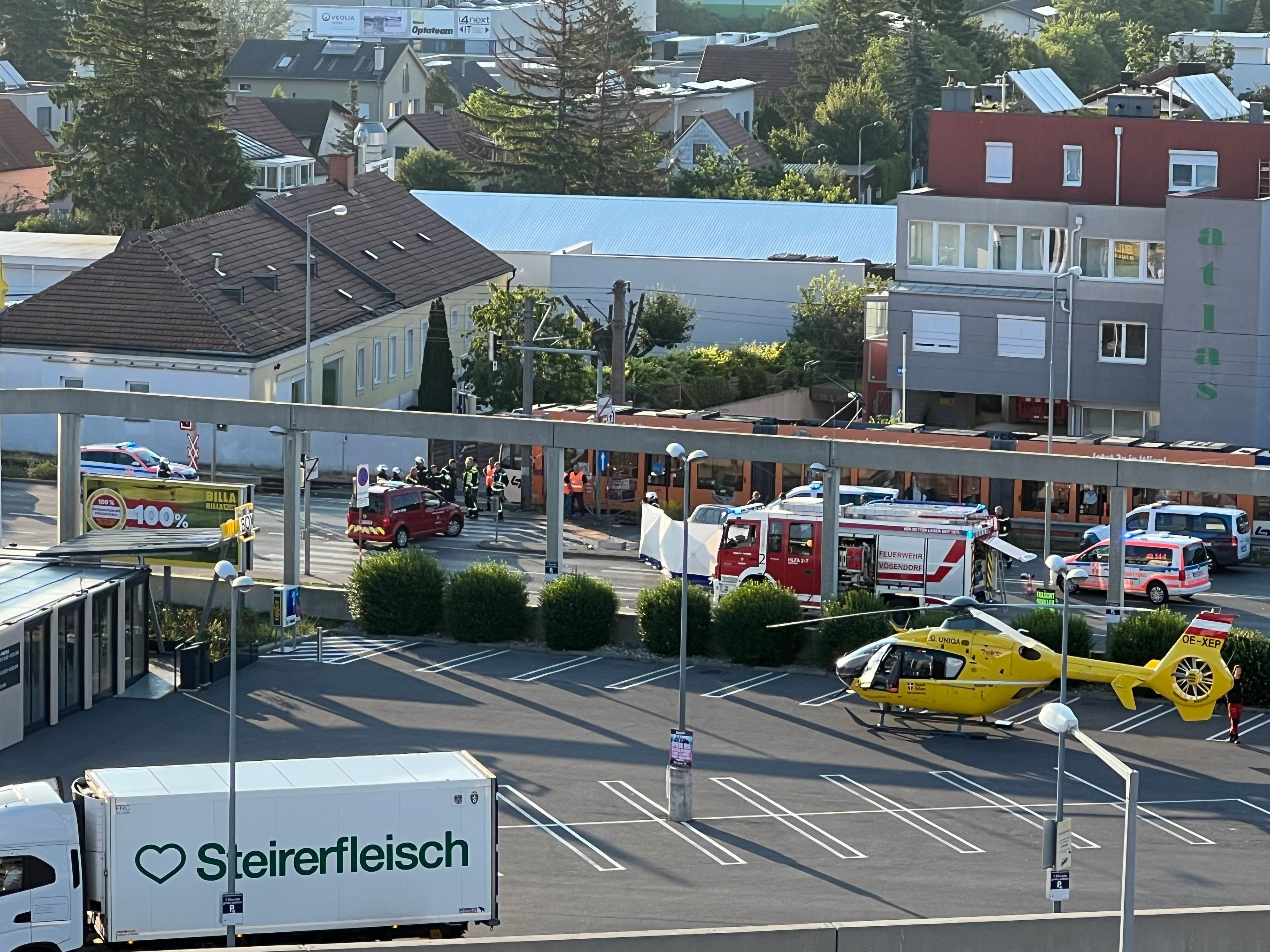 Am Donnerstagvormittag kam es zu einem tödlichen Unfall in Vösendorf