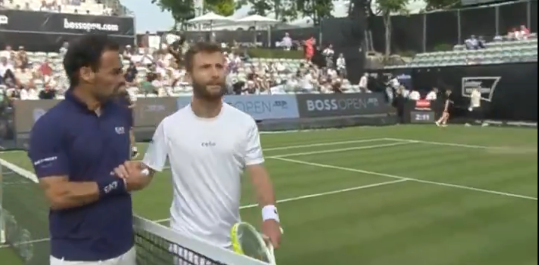 Fabio Fognini beleidigte Courentin Moutet.