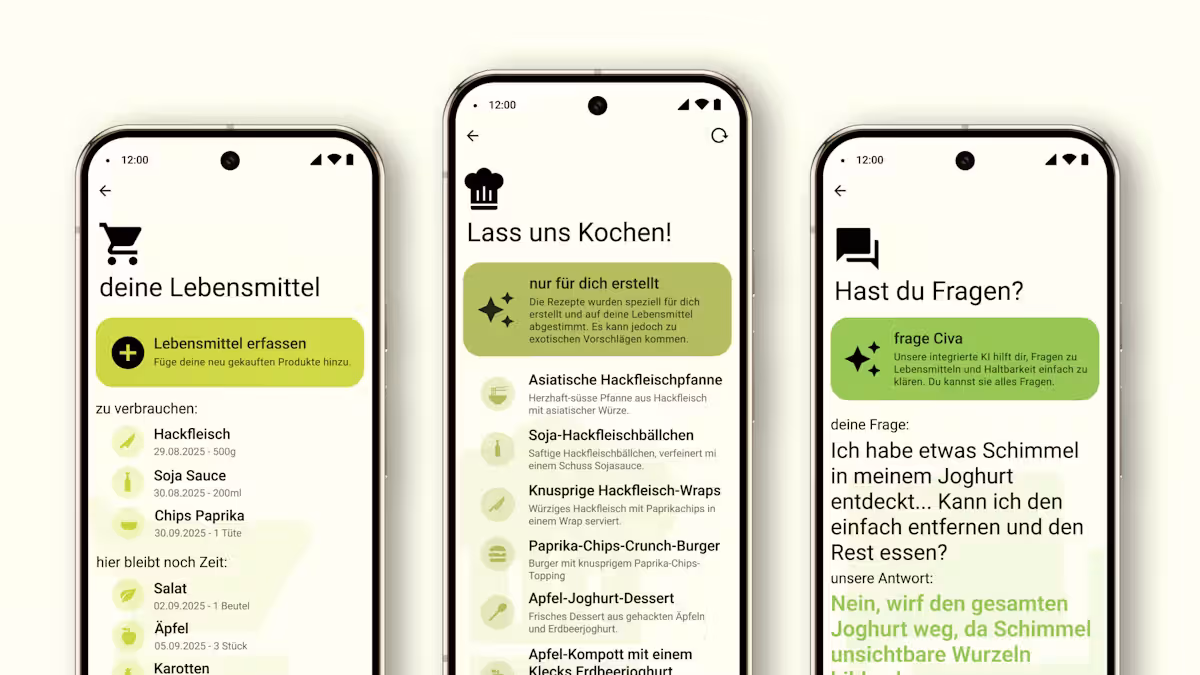 Nie mehr Essen verschwenden: Die App 