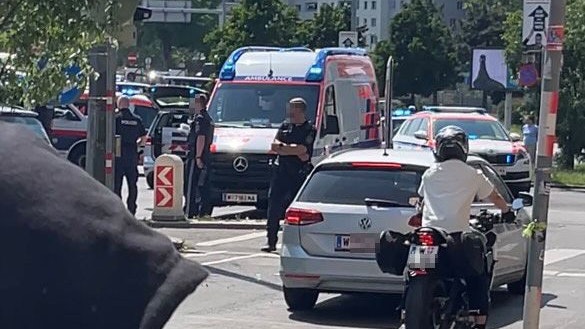 Großeinsatz nach schweren Unfall in Wien-Margareten