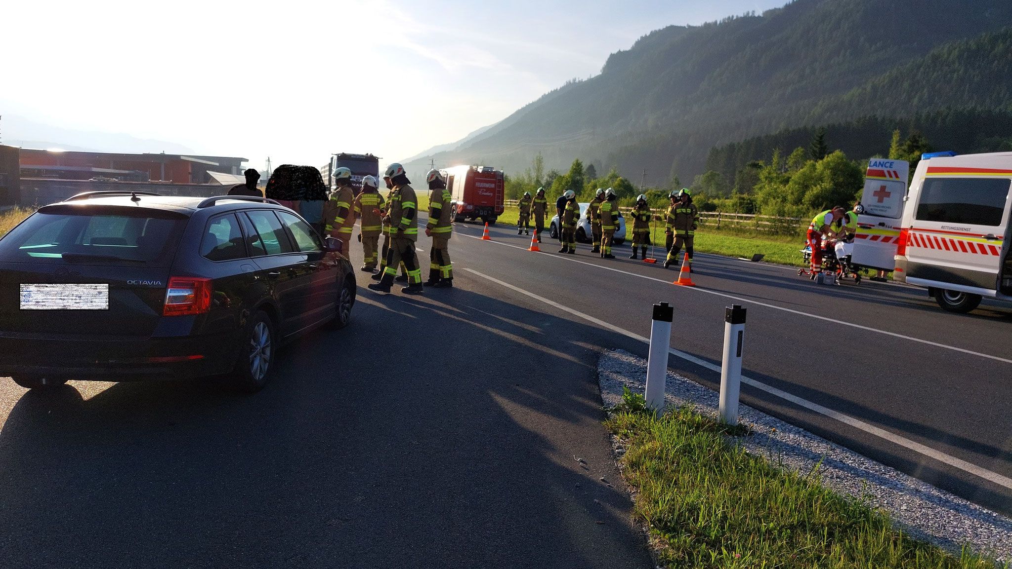 Bei einem Unfall am Freitag wurden zwei Lenker verletzt ins Spital gebracht.