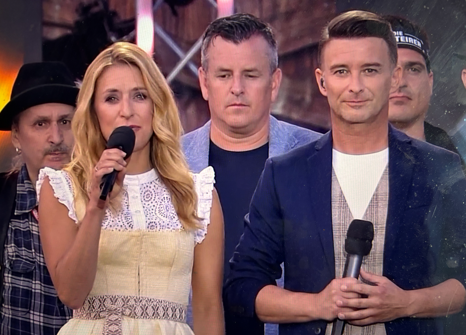 Stefanie Hertel und Marco Ventre zeigten sich bei 