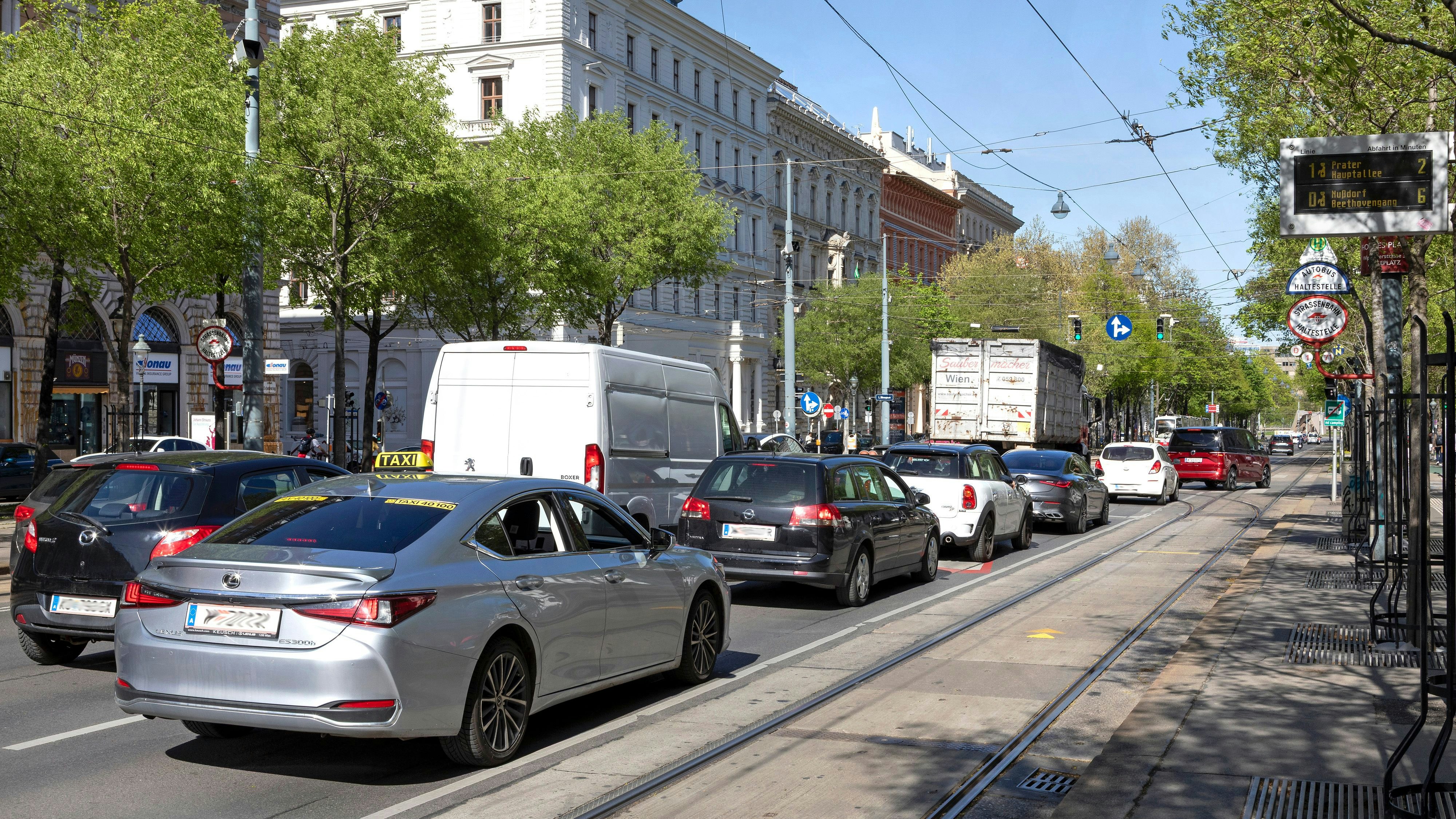 Auch in Wien kommt es am Samstag zu Staus und Verkehrsverzögerungen.