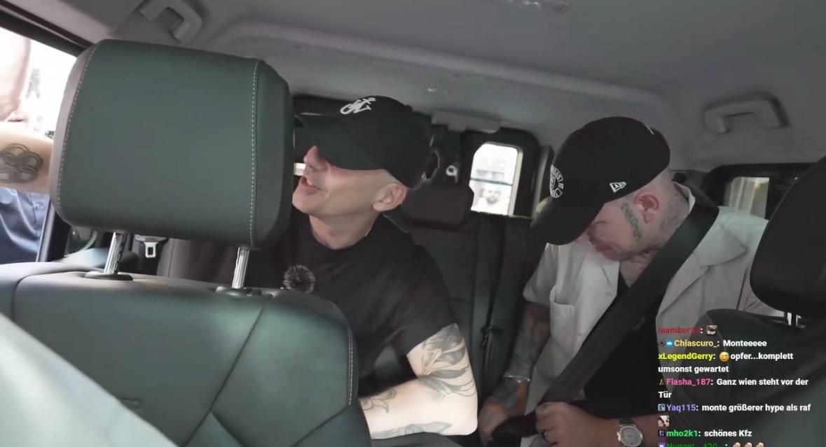 RAF Camora war zum ersten Mal auf Twitch.