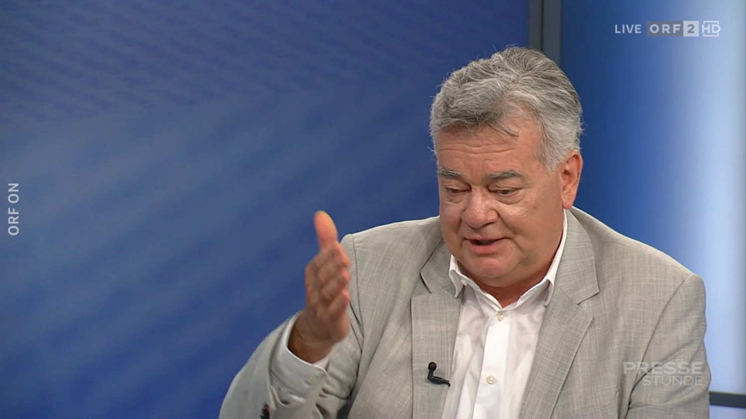 Grünen-Chef Werner Kogler war am Sonntag zu Gast in der ORF-Pressestunde.