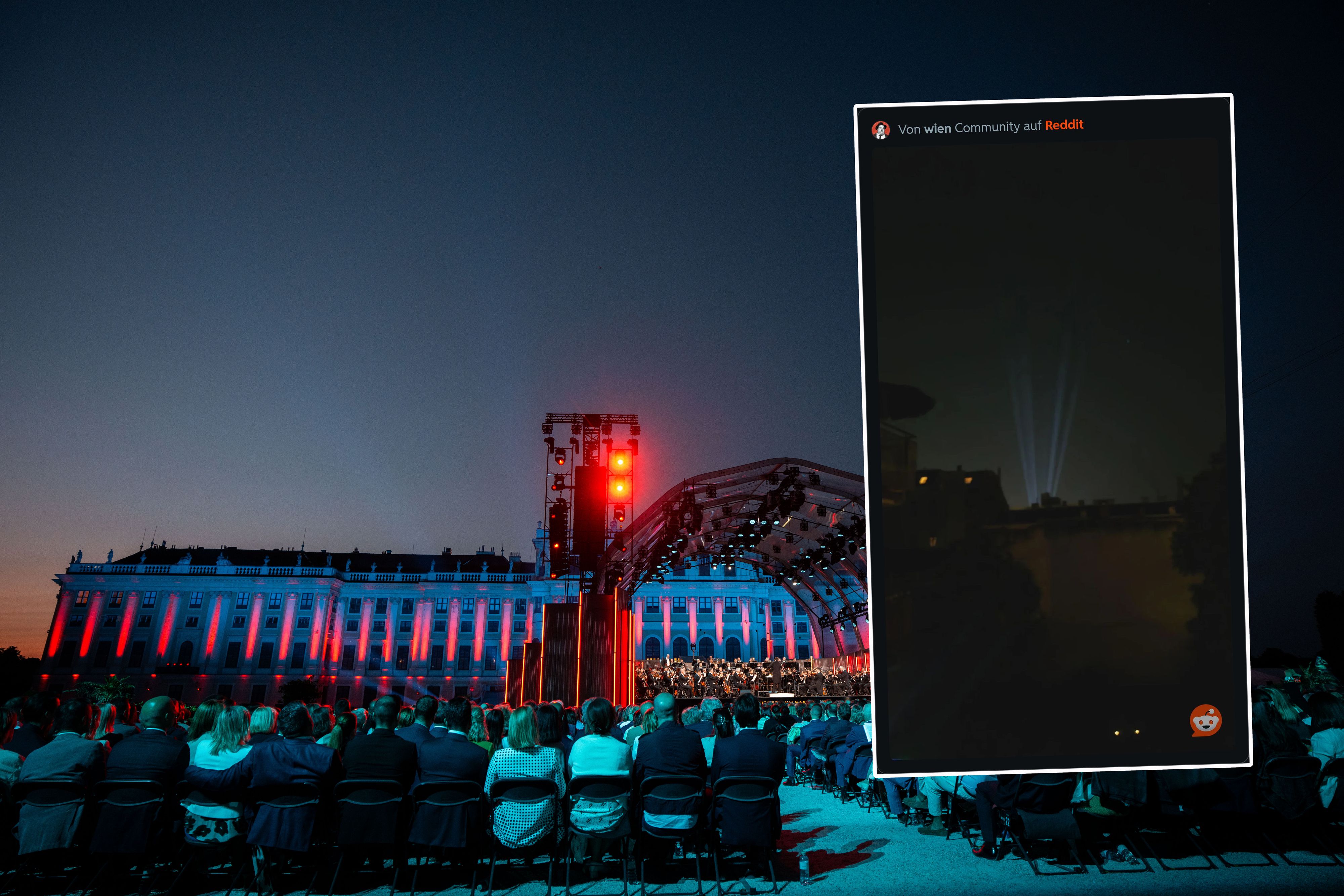 Download von www.picturedesk.com am 15.06.2025 (13:28).  ABD0160_20250613 - WIEN - ÷STERREICH: Blick auf die B¸hne der Wiener Philharmoniker am Freitag, 13. Juni 2025, w‰hrend des Sommernachtskonzerts im Schlosspark Schˆnbrunn in Wien. - FOTO: APA/GEORG HOCHMUTH - 20250613_PD13973 - Rechteinfo: Rights Managed (RM)