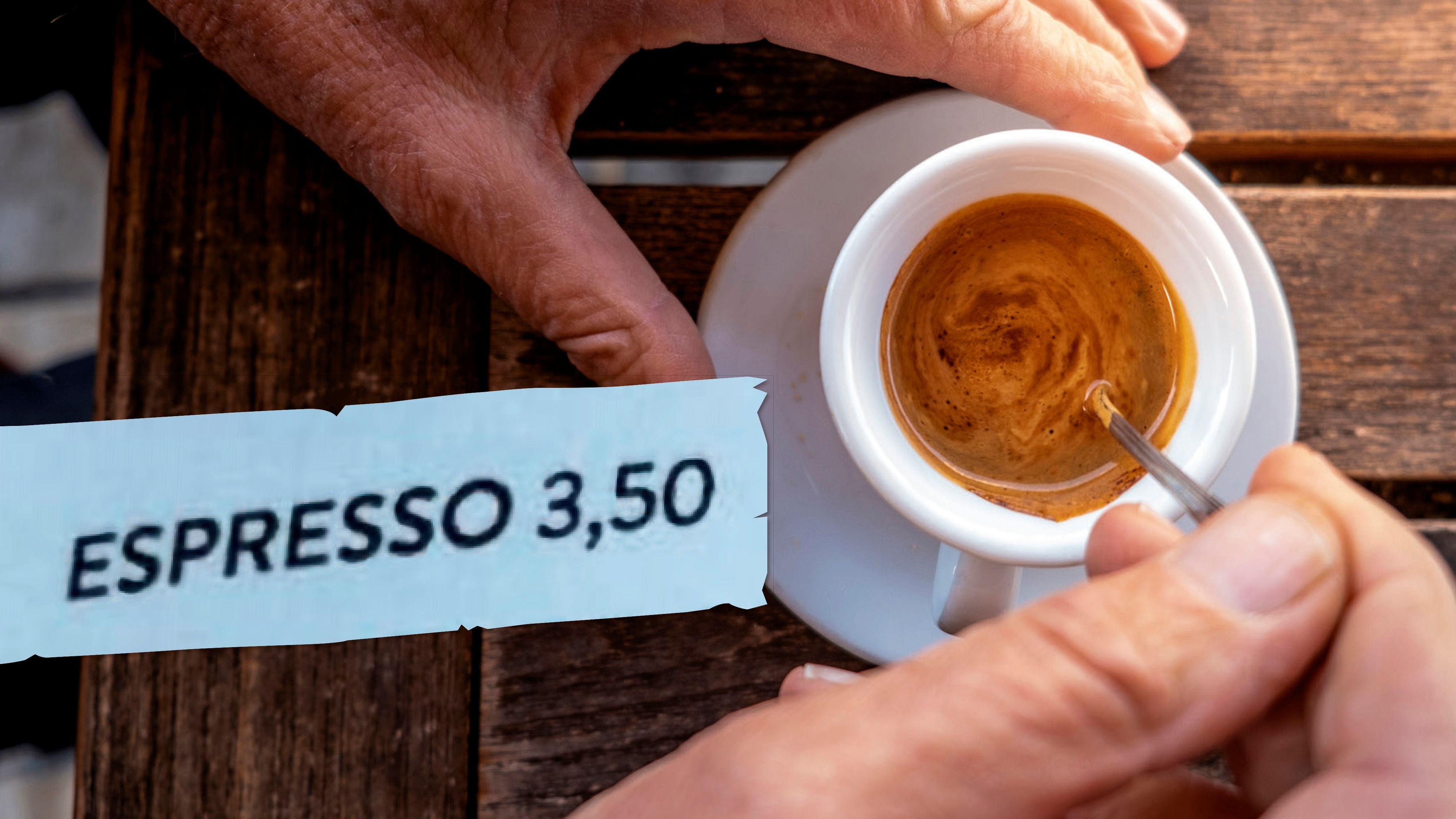 Ein Tourist ärgerte sich heftig über den hohen Preis für einen Espresso. (Symbolbild)