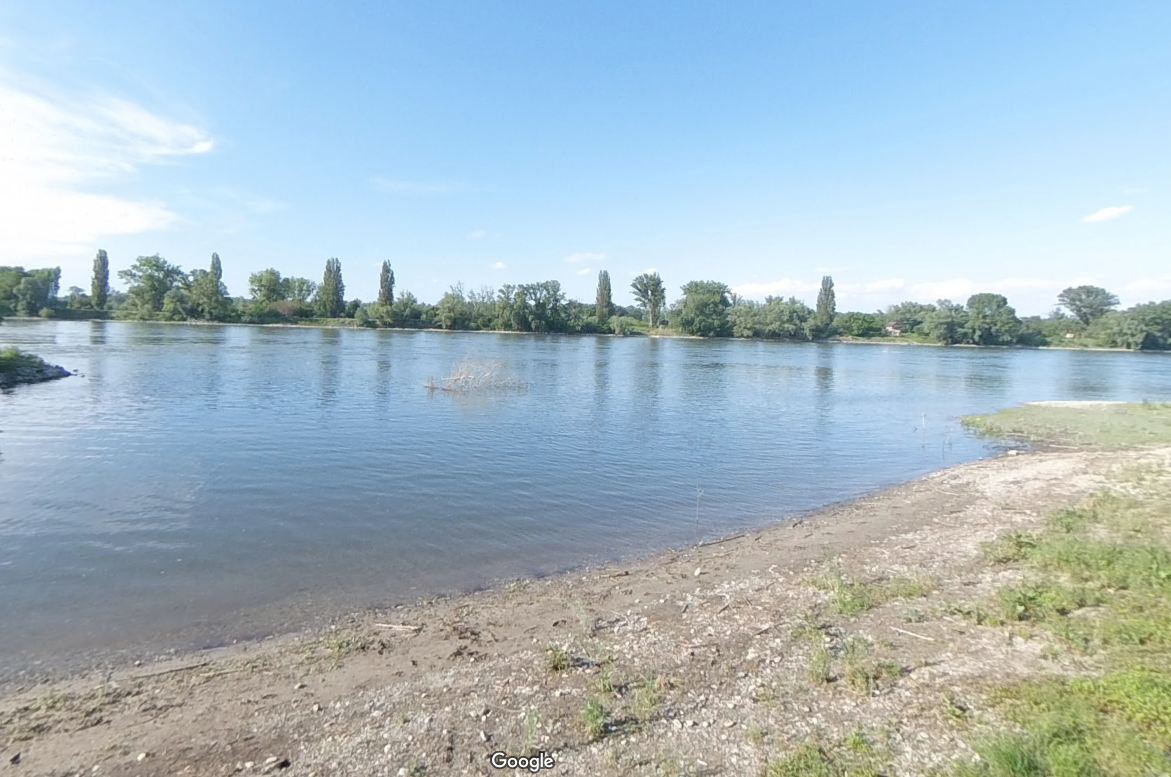An dieser Flussmündung ereignete sich der tragische Unfall.