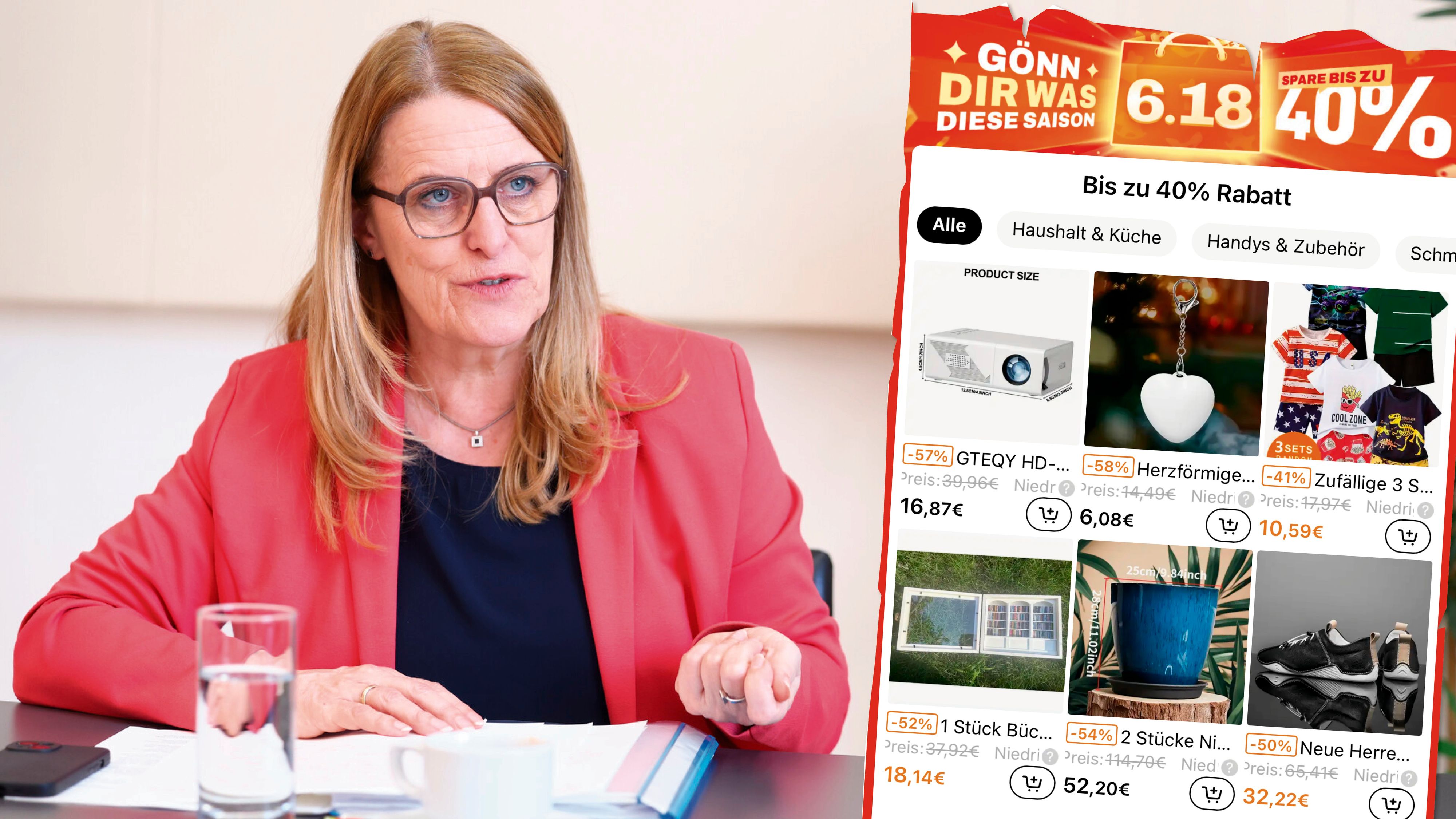 Staatssekretärin Ulrike Königsberger-Ludwig (SPÖ) klagt Temu wegen irreführenden Rabatten.