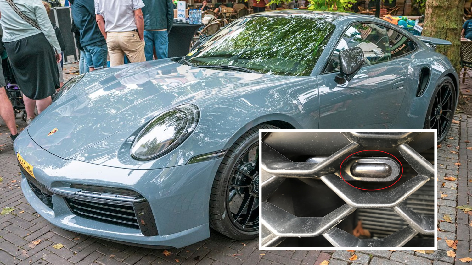 In einem Porsche 911 Turbo (Symbolfoto) wurde ein Laserblocker entdeckt. Das Foto zeigt einen ähnlichen Fund der Polizei in Tirol.