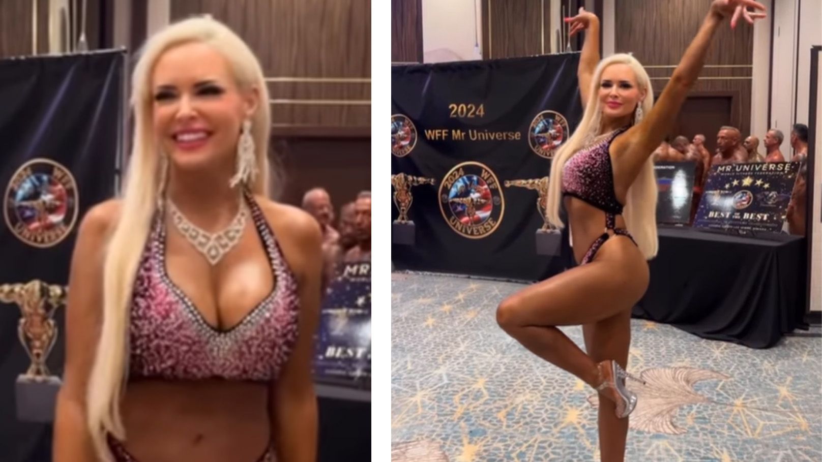 Daniela Katzenberger versuchte sich bei einem Bodybuilder-Wettbewerb.