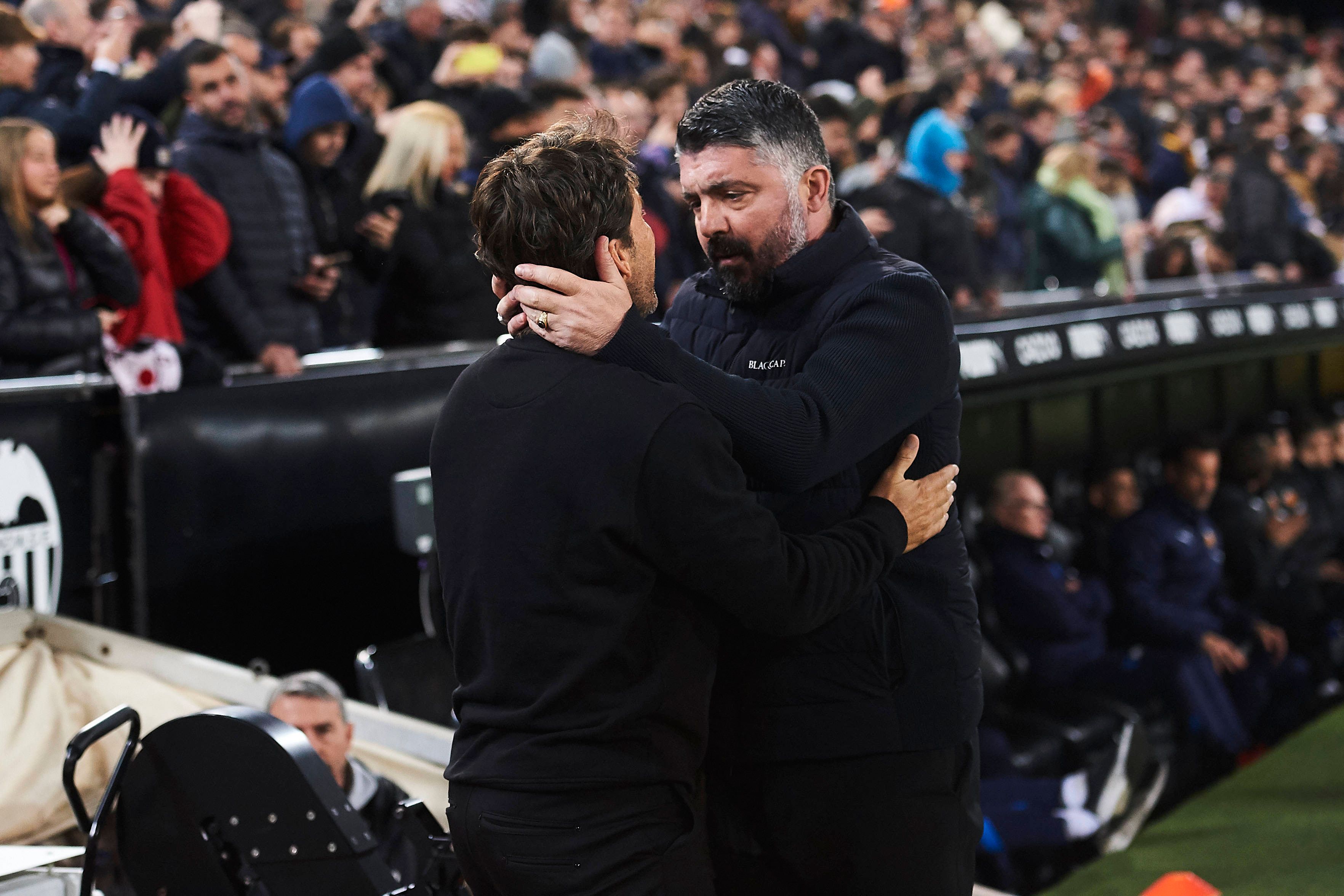 Gennaro Gattuso (r.) ist neuer italienischer Teamchef.