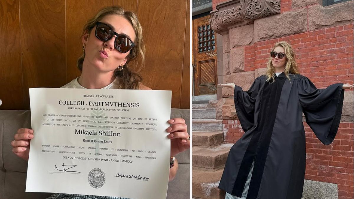 Mikaela Shiffrin wurde von der Elite-Universität Dartmouth der Ehrendoktoren-Titel verliehen. 