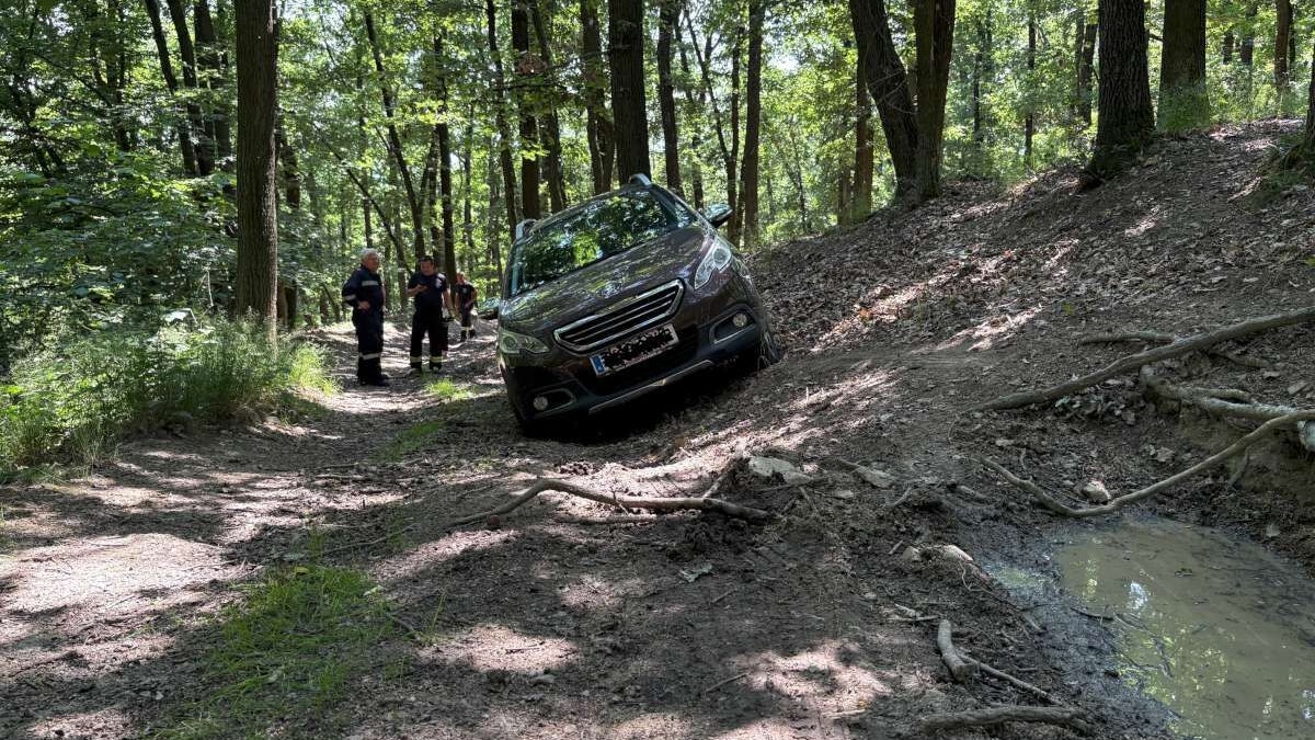 Feuerwehr ortet Pkw mit GPS-Koordination.