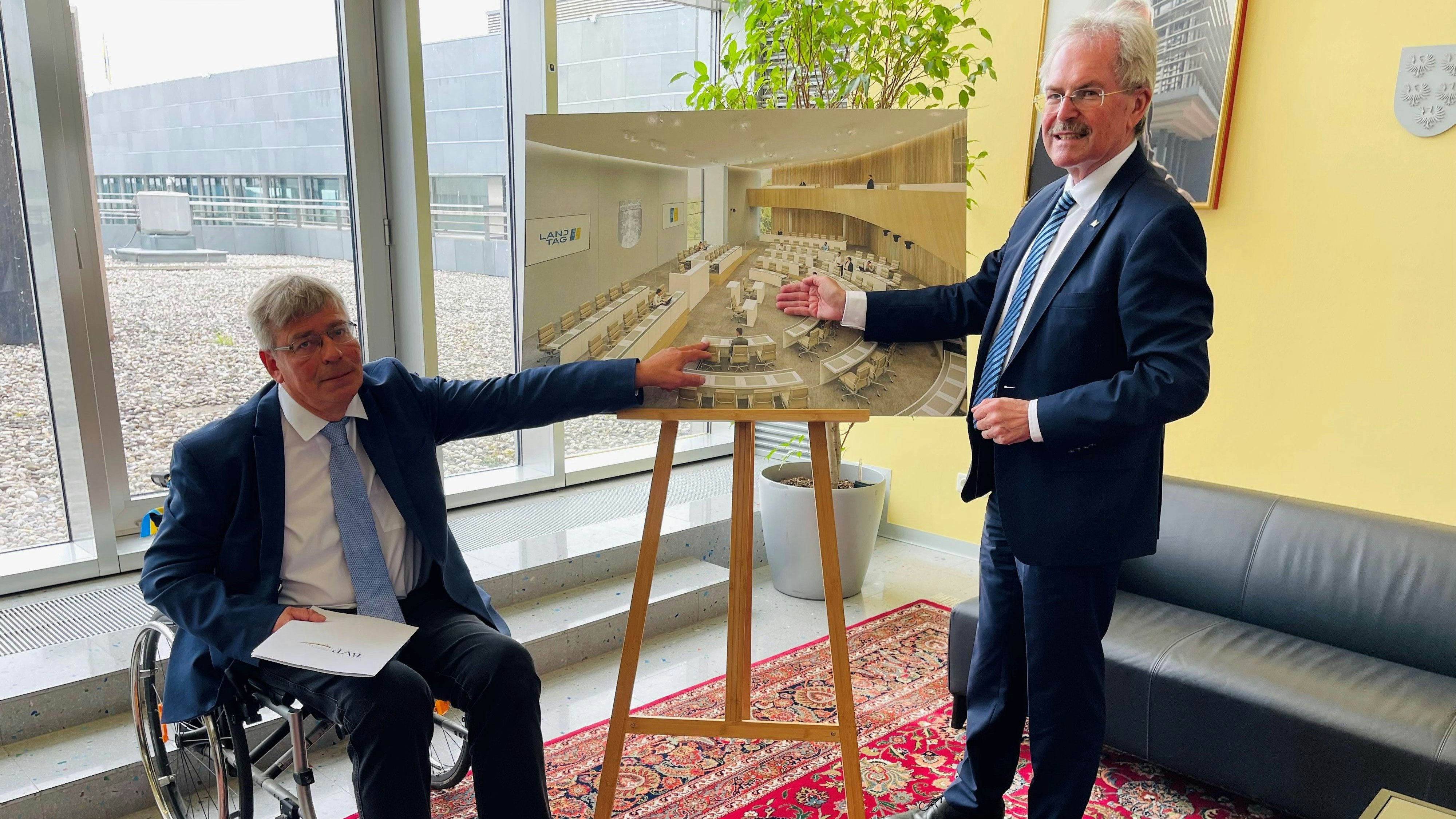 Heute.at - Landtag NÖ: Endlich auch hier Platz für Rollstuhlfahrer