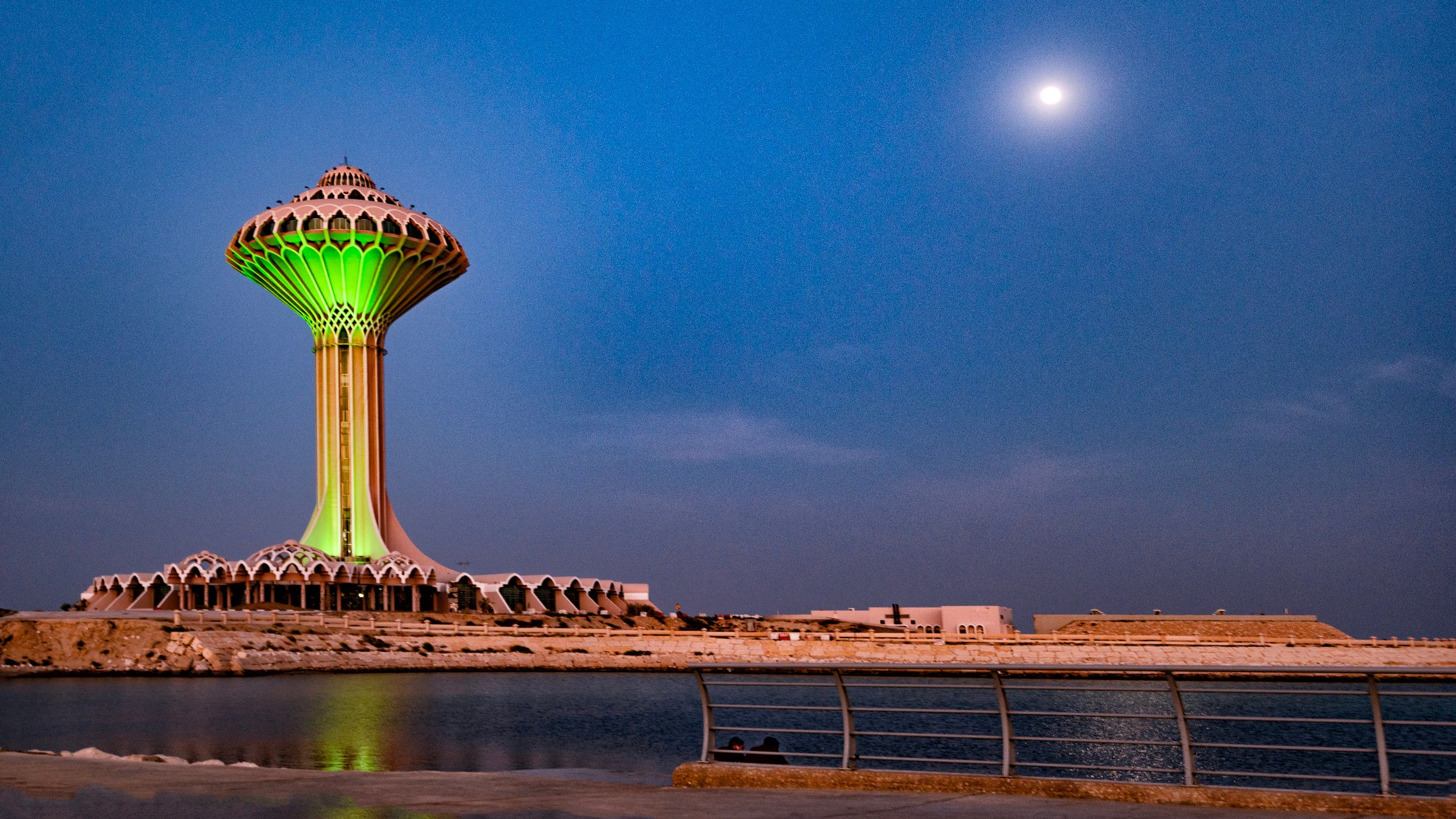 Der Wasserturm von Al Khobar, dem Aufsteiger in der Liste